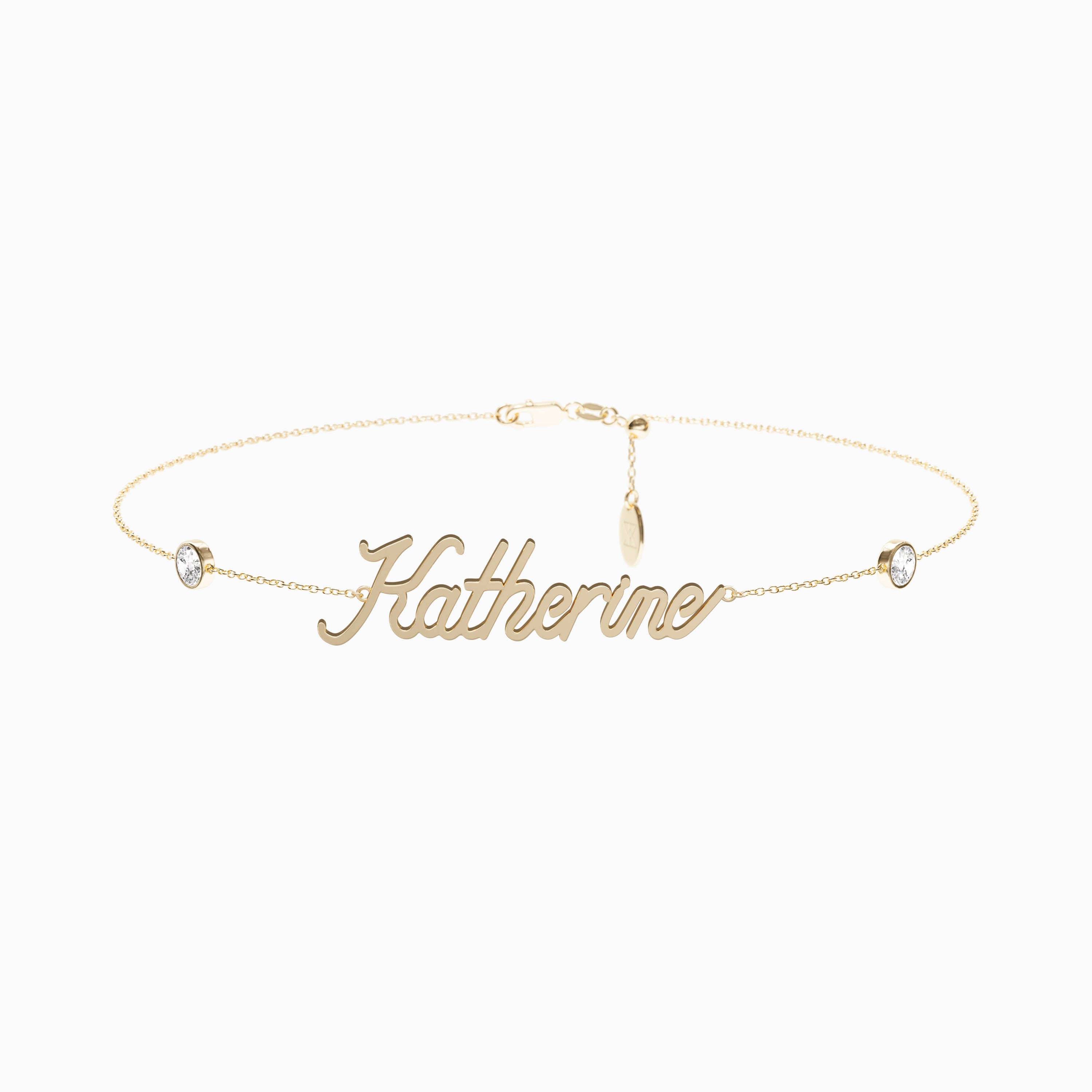 Signature Bracelet - Round Diamond Trinkets
