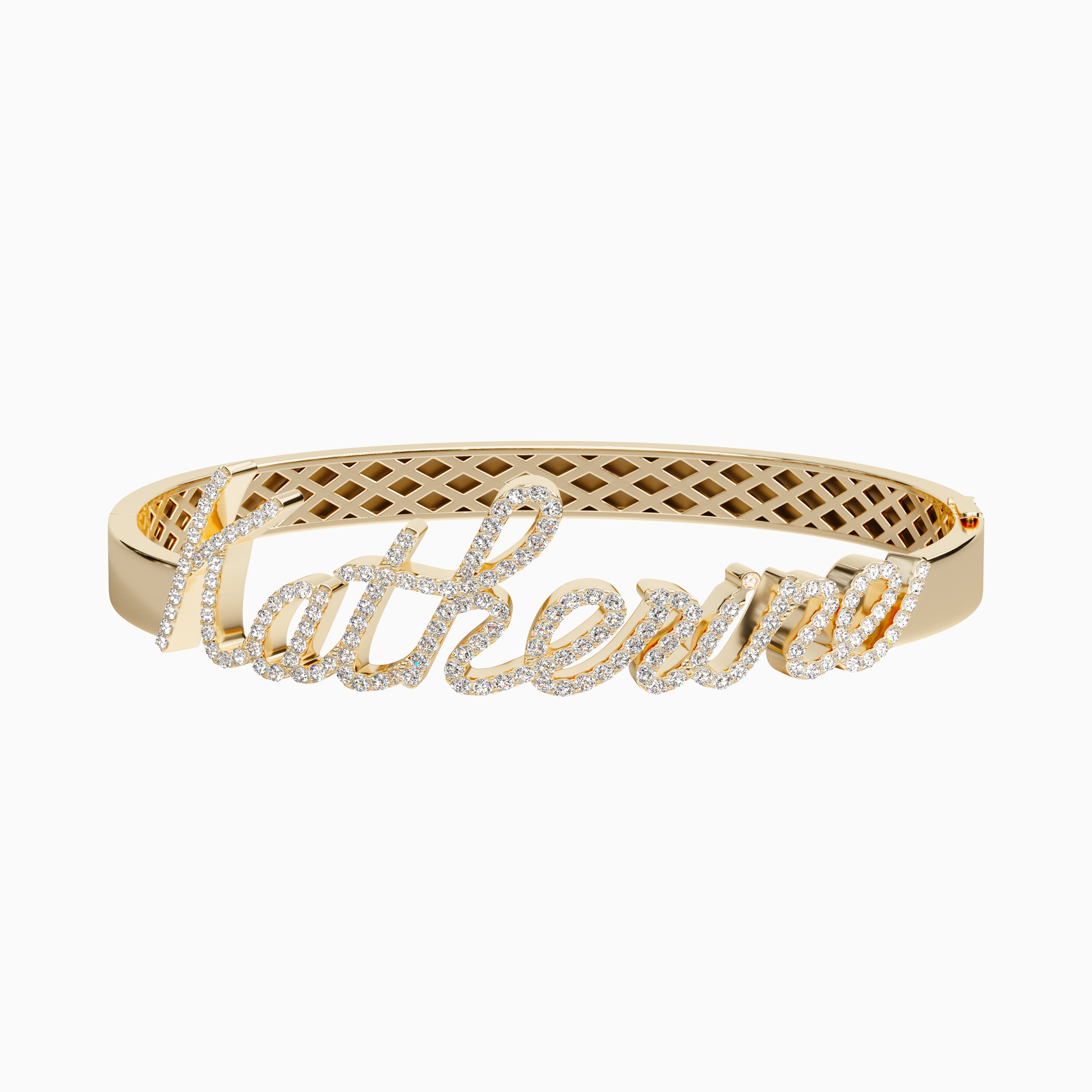 Signature Bangle - Diamond Encrusted