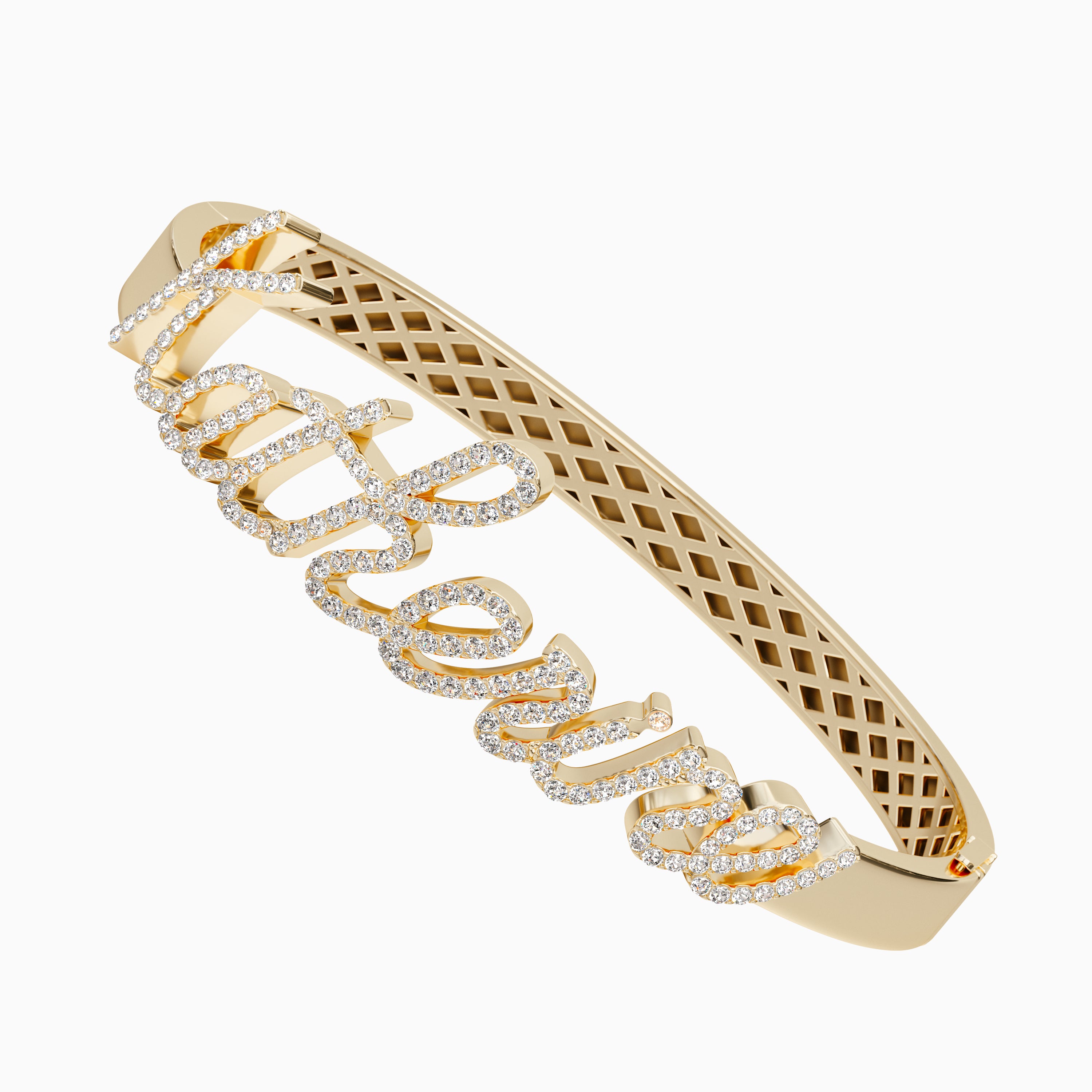 Signature Bangle - Diamond Encrusted