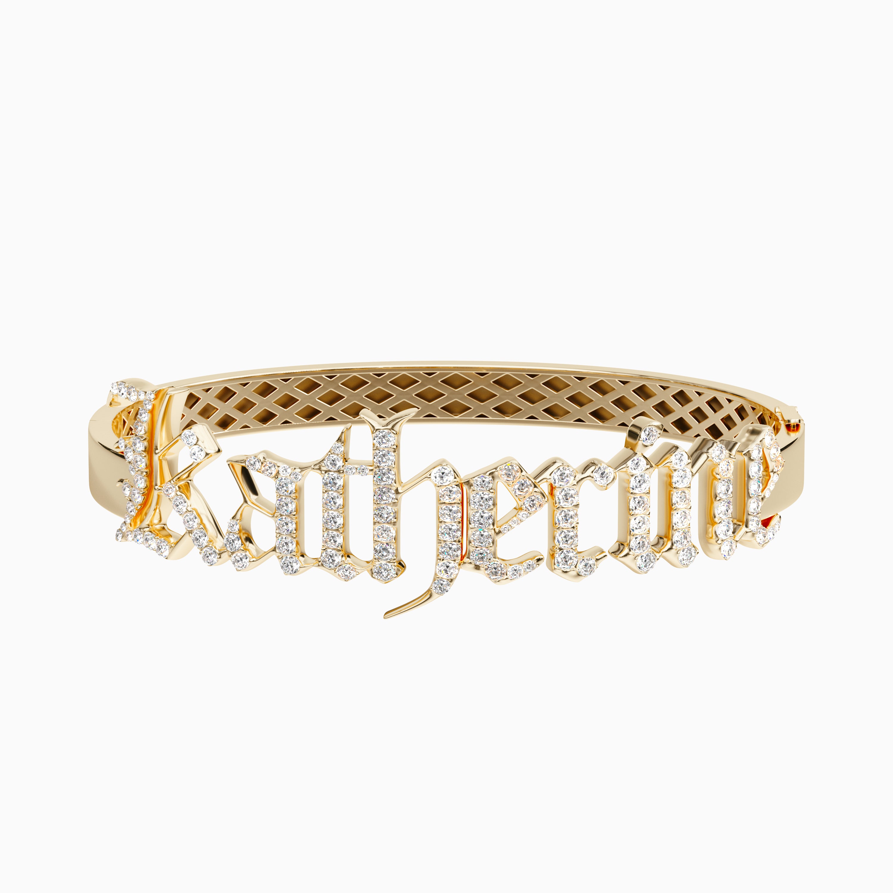 Signature Bangle - Diamond Encrusted