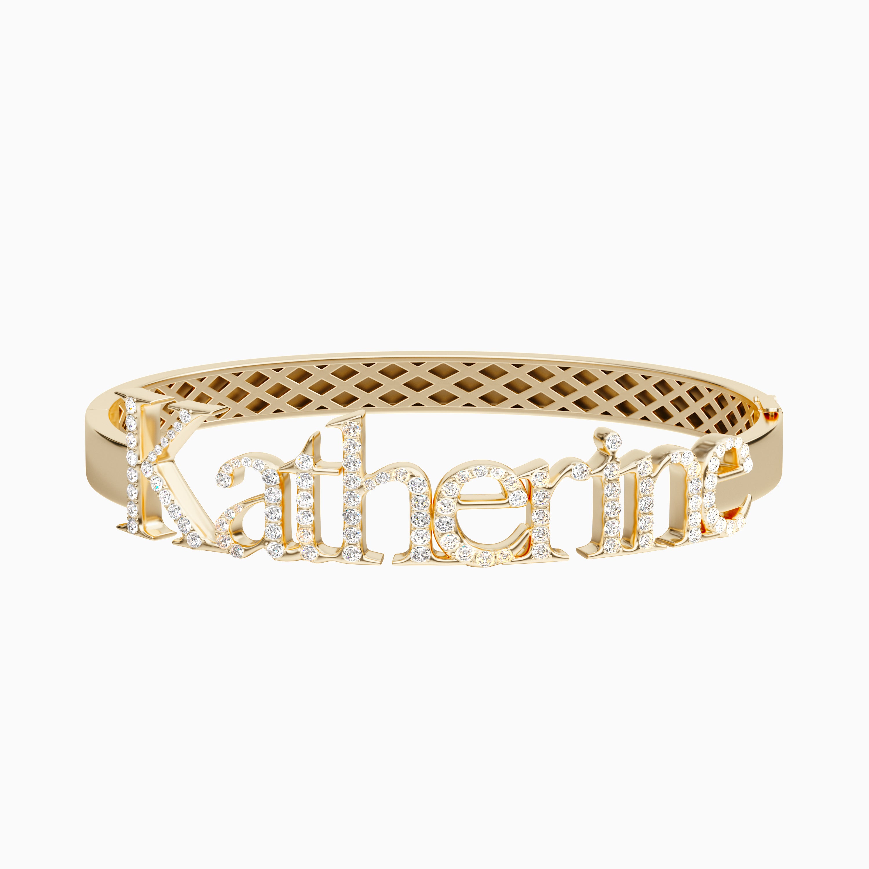 Signature Bangle - Diamond Encrusted