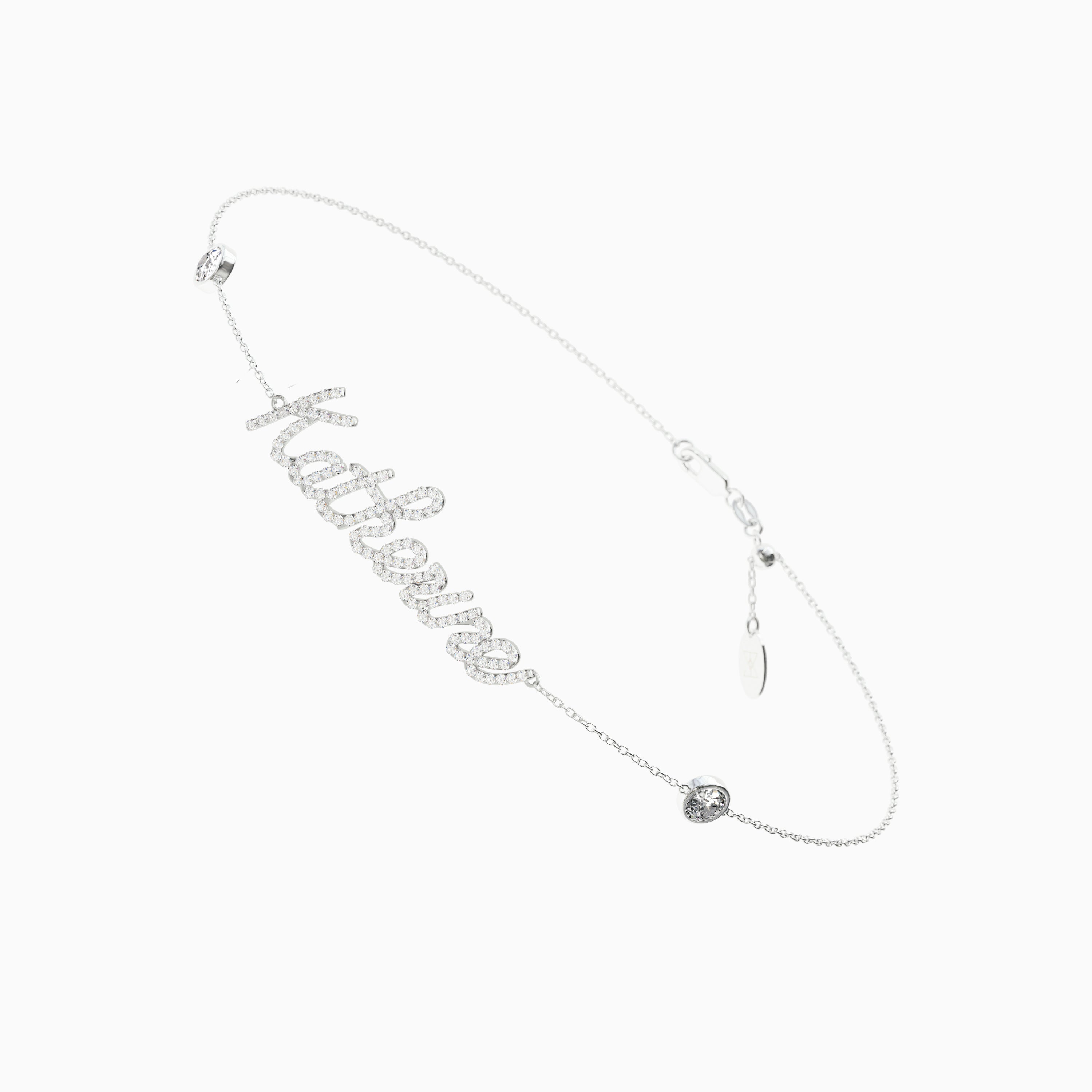 Signature Bracelet - Diamond Encrusted - Round Diamond Trinkets