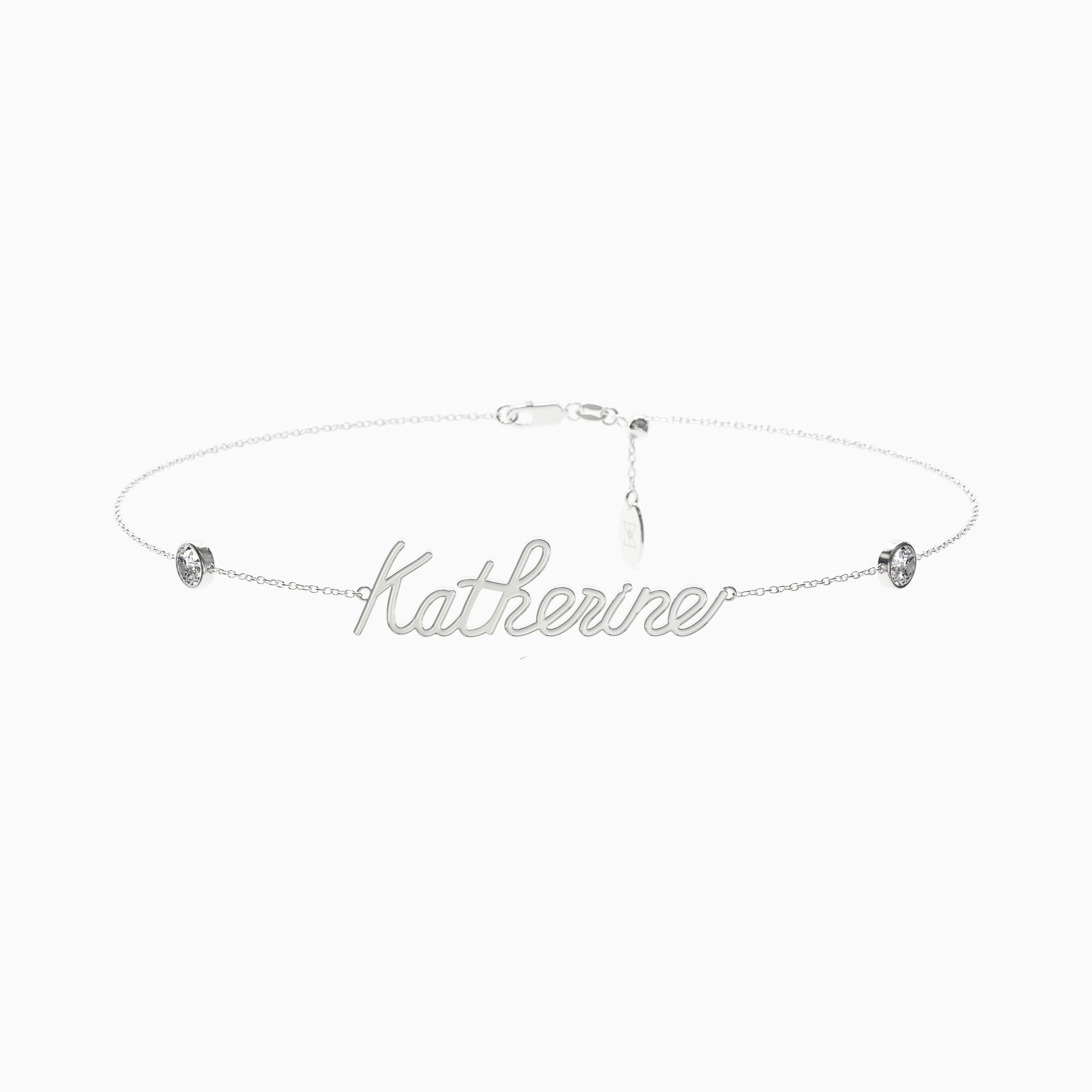 Signature Bracelet - Round Diamond Trinkets