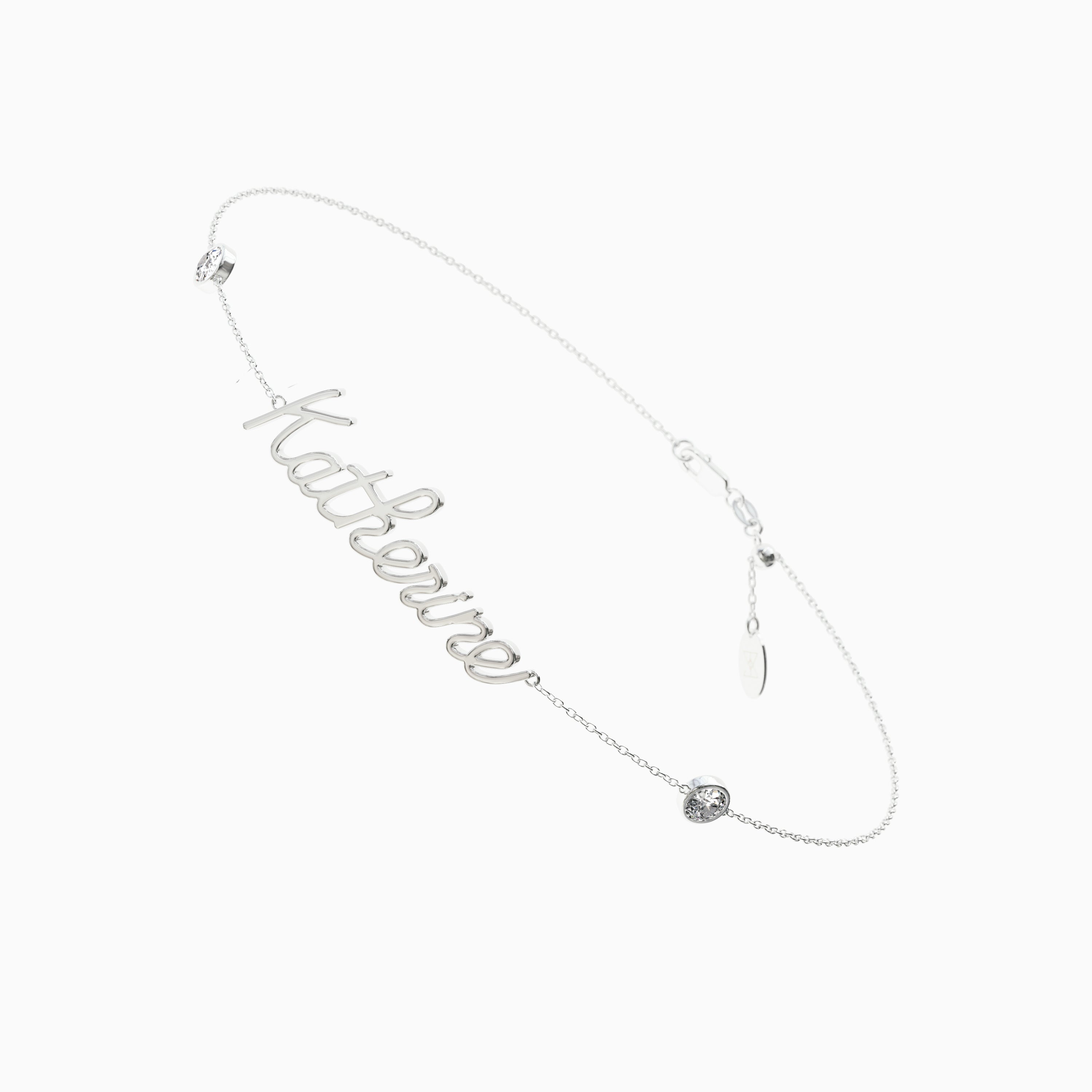 Signature Bracelet - Round Diamond Trinkets