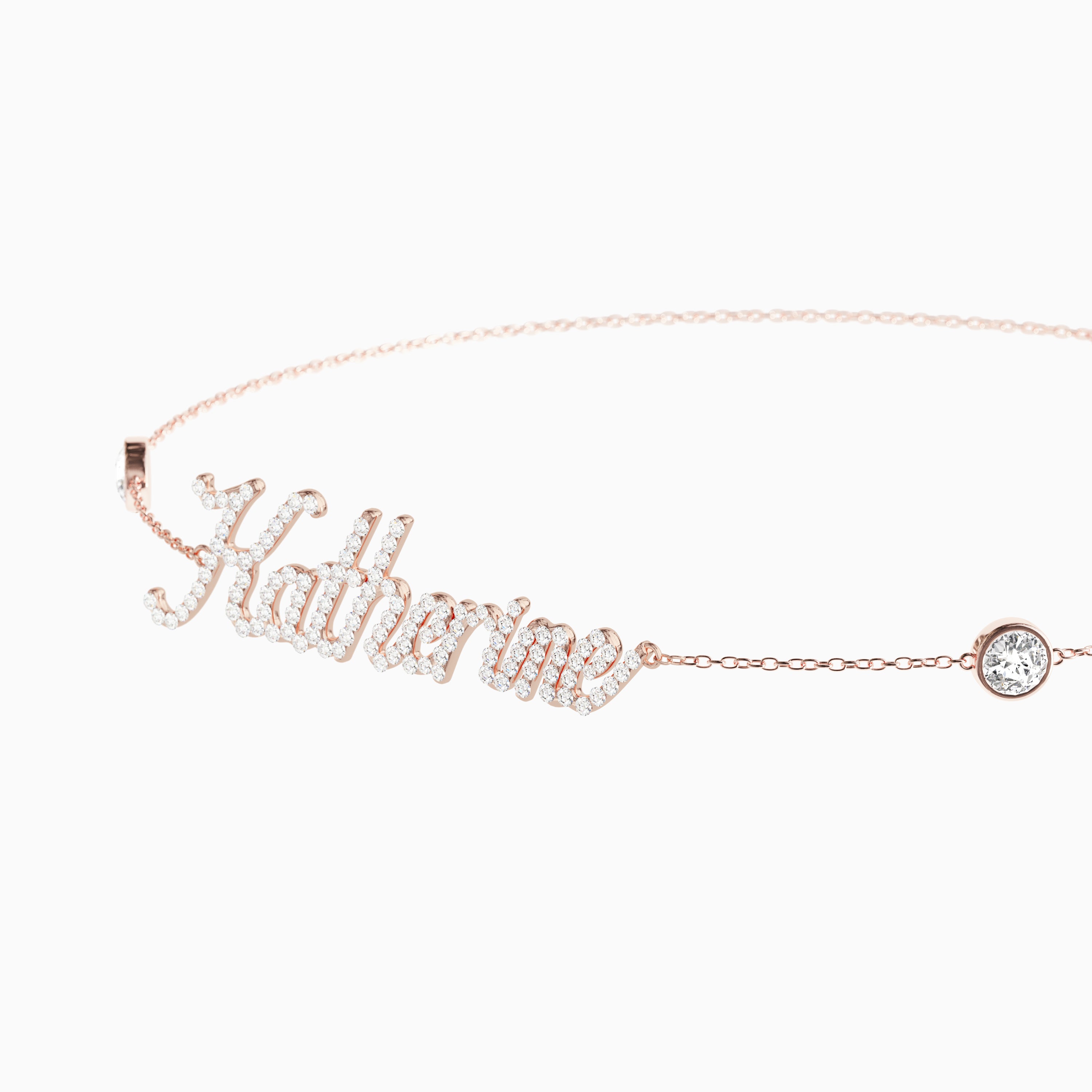 Signature Bracelet - Diamond Encrusted - Round Diamond Trinkets