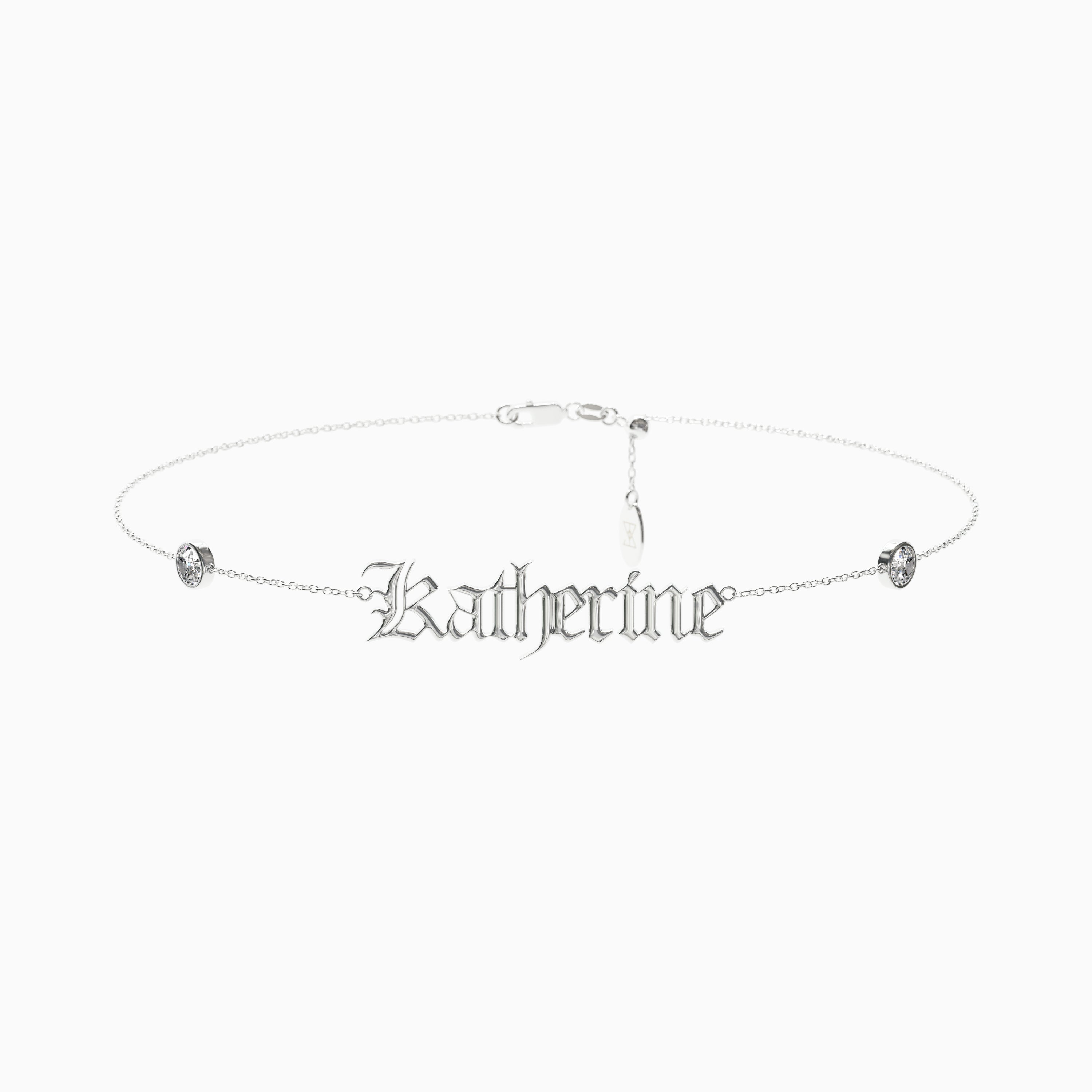 Signature Bracelet - Round Diamond Trinkets