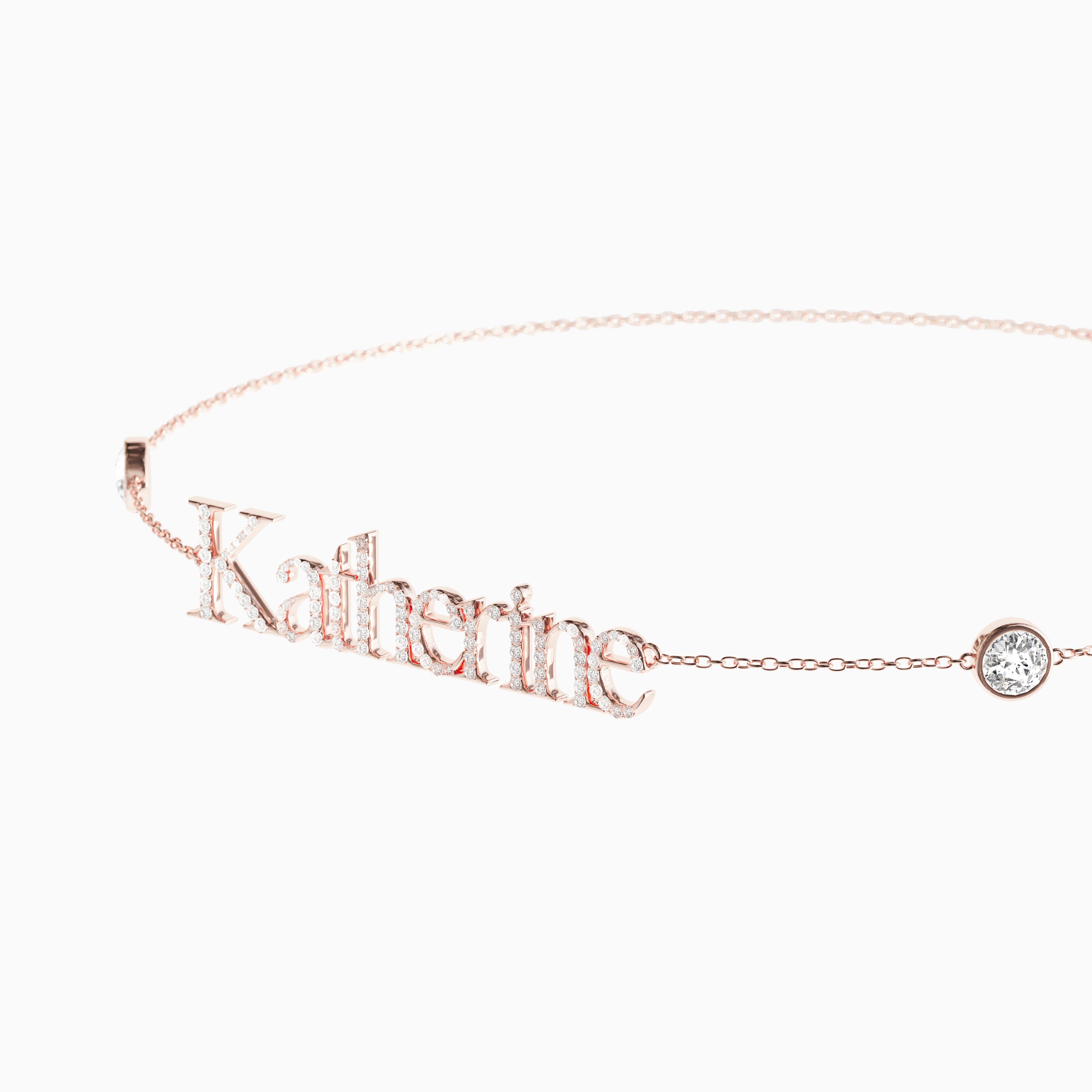 Signature Bracelet - Diamond Encrusted - Round Diamond Trinkets