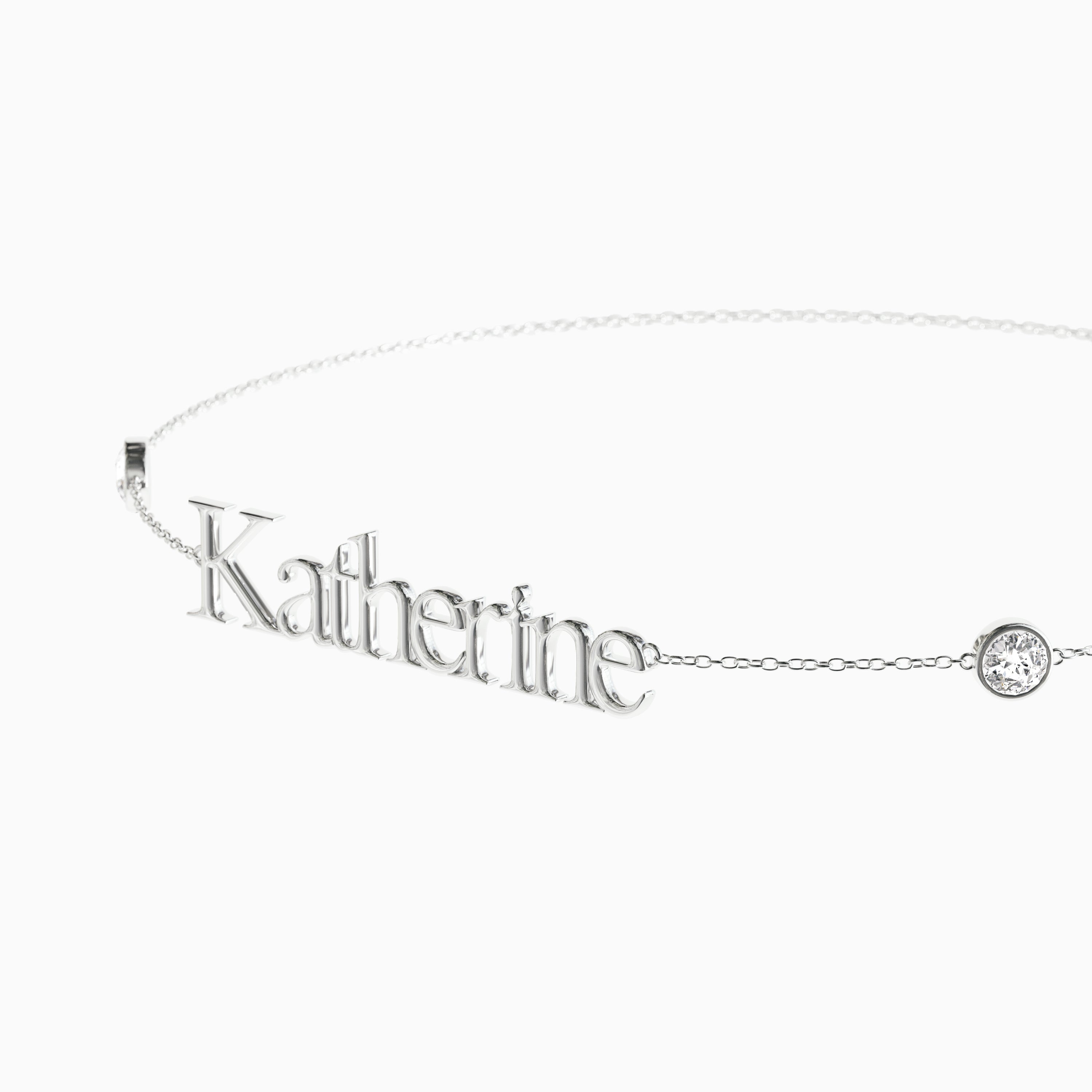 Signature Bracelet - Round Diamond Trinkets