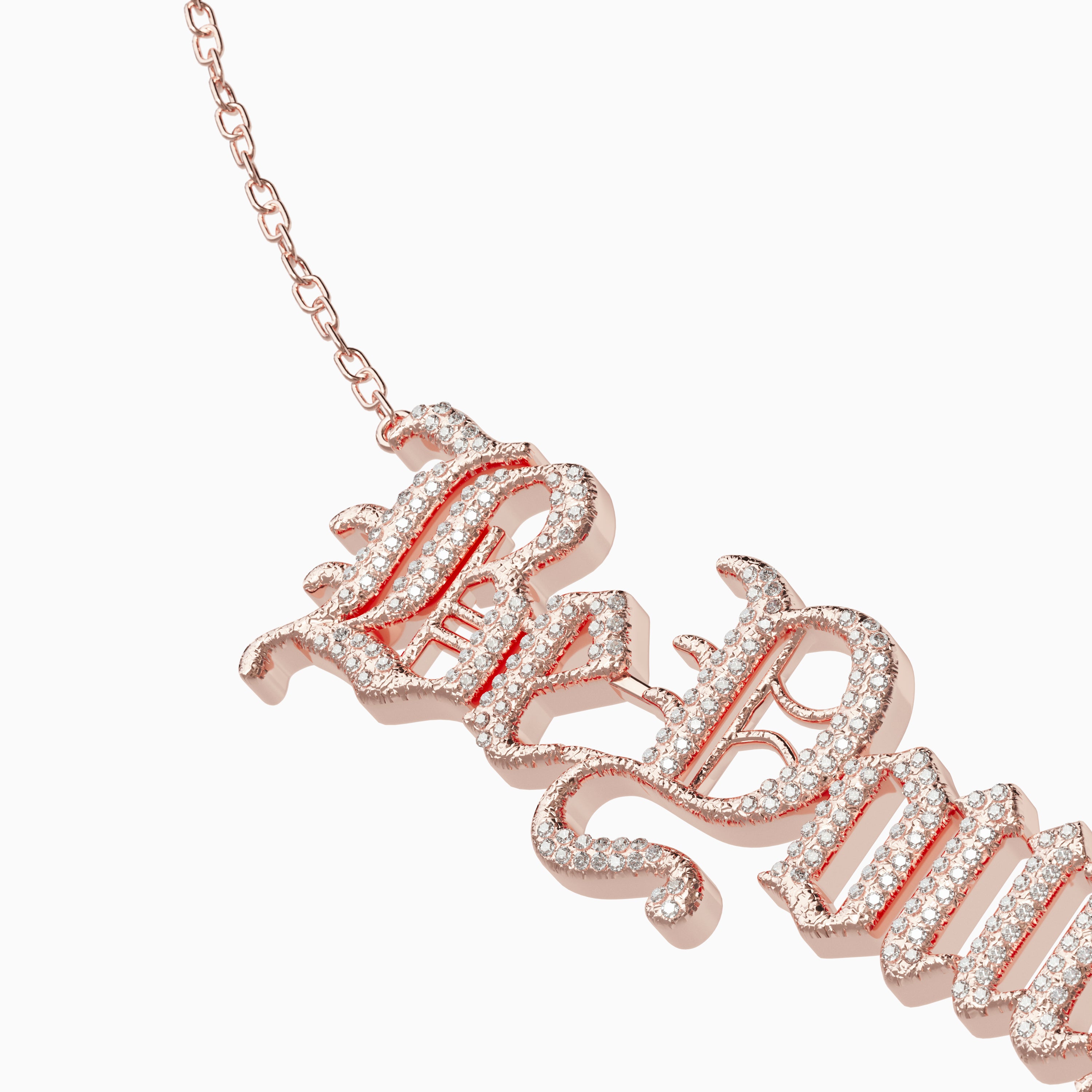 Be Yourself Necklace - Diamond Encrusted