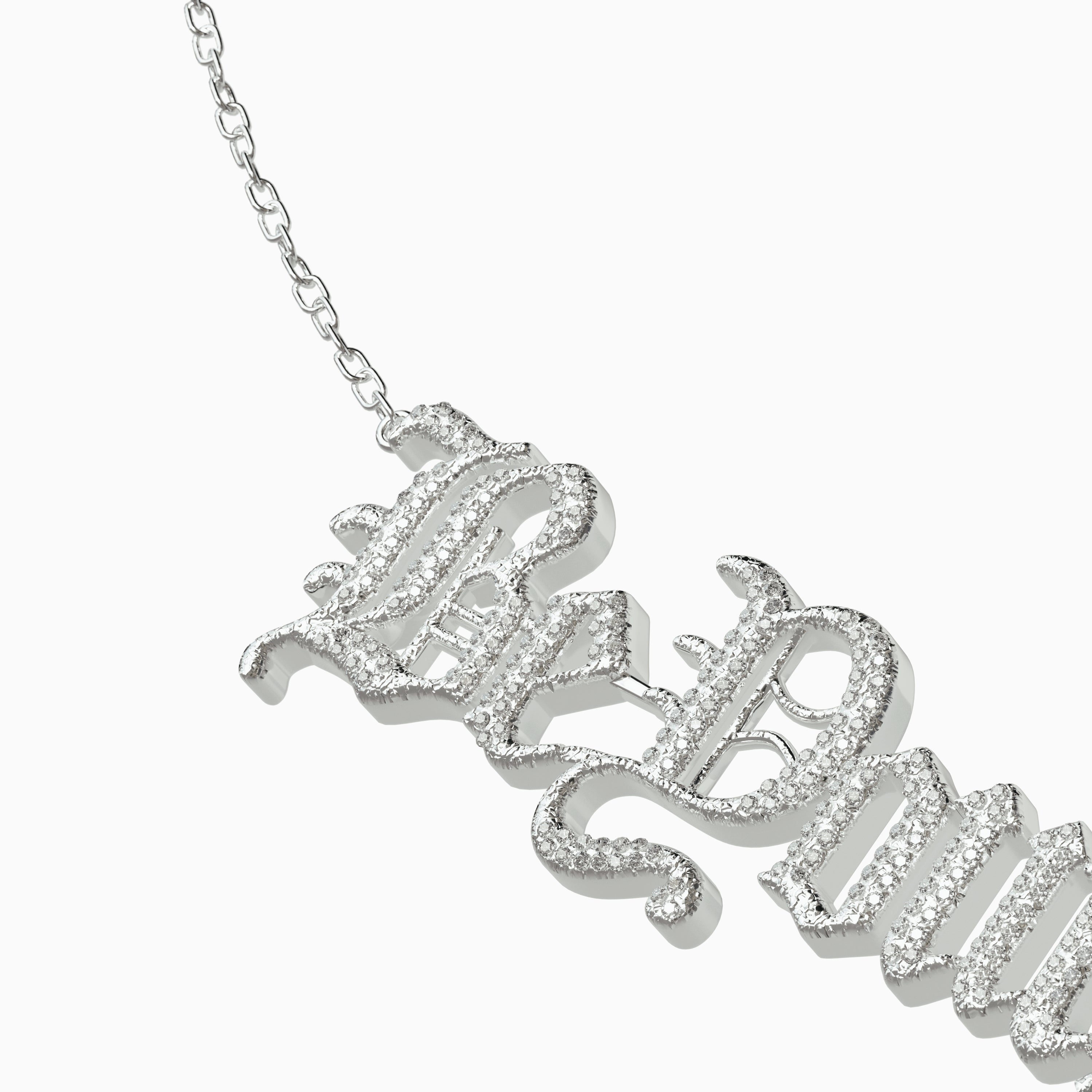 Be Yourself Necklace - Diamond Encrusted