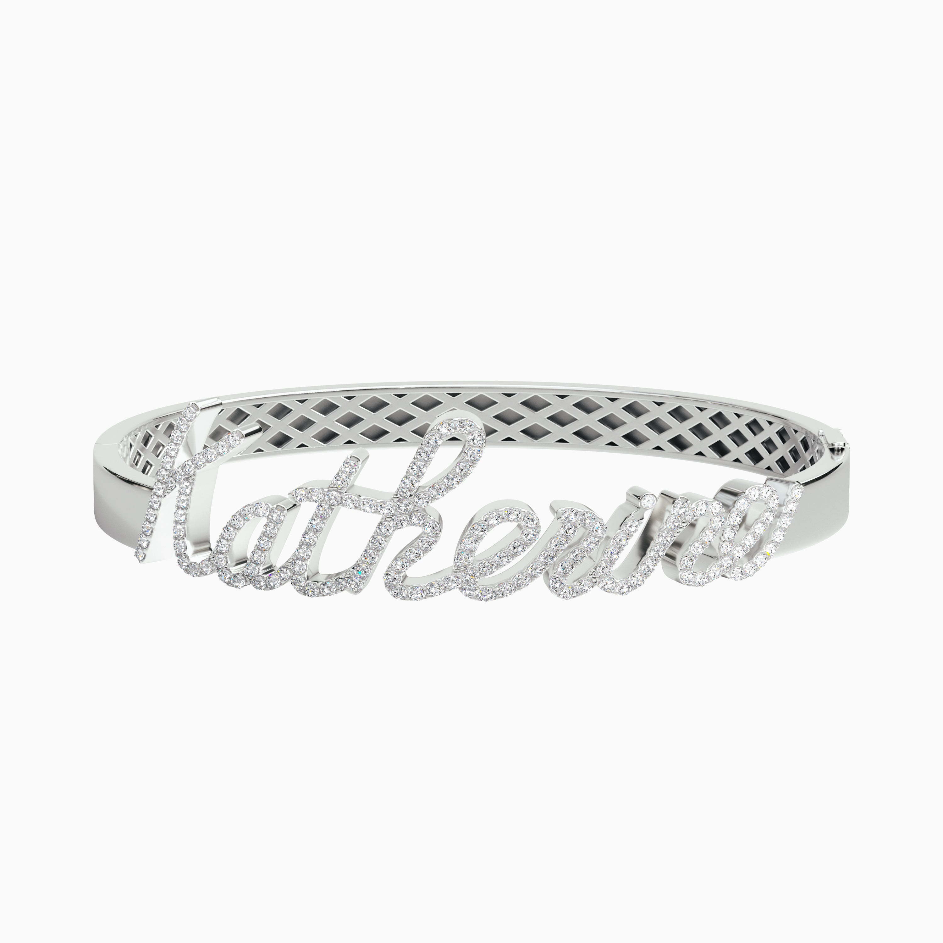 Signature Bangle - Diamond Encrusted