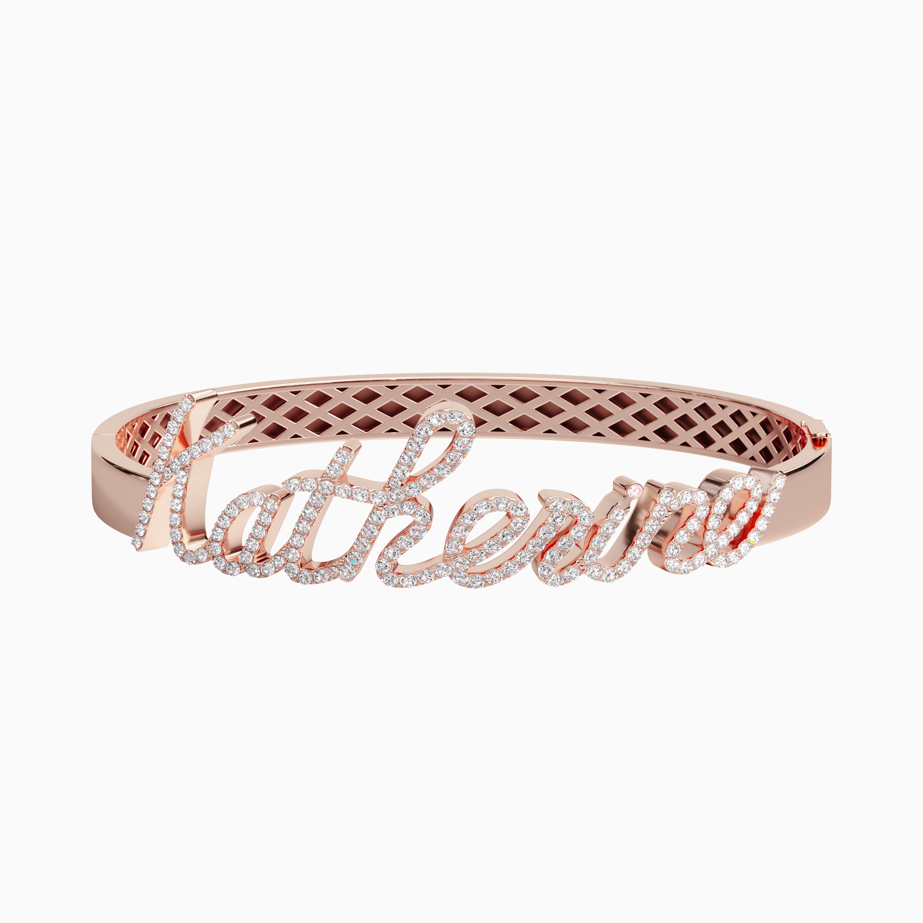 Signature Bangle - Diamond Encrusted