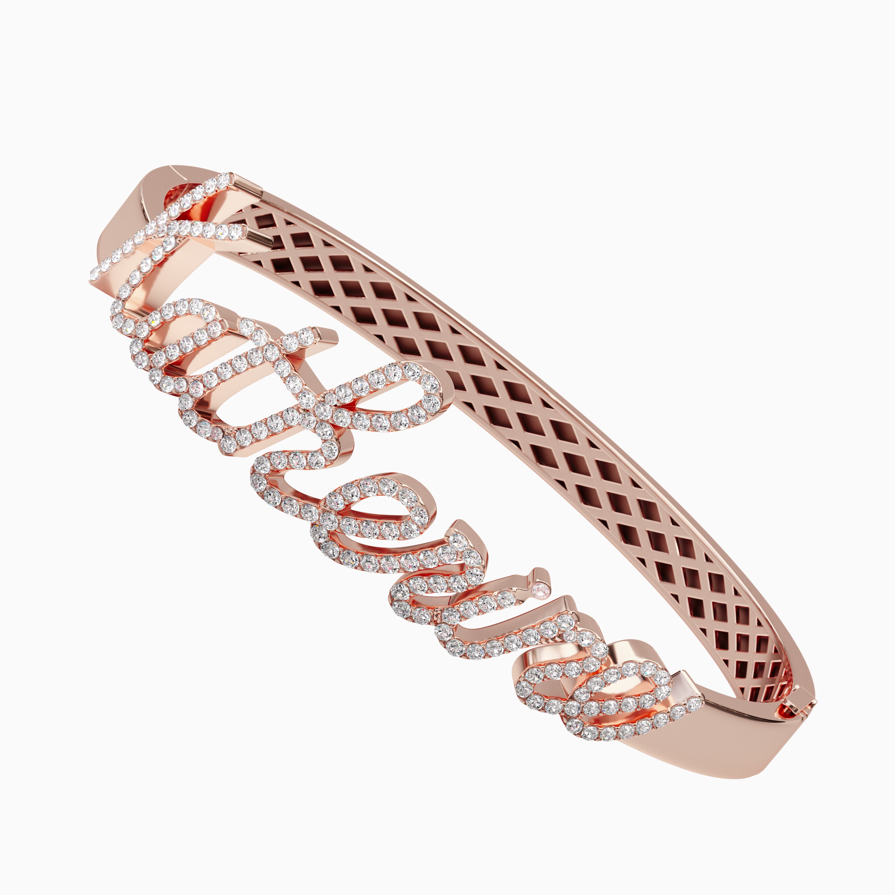 Signature Bangle - Diamond Encrusted