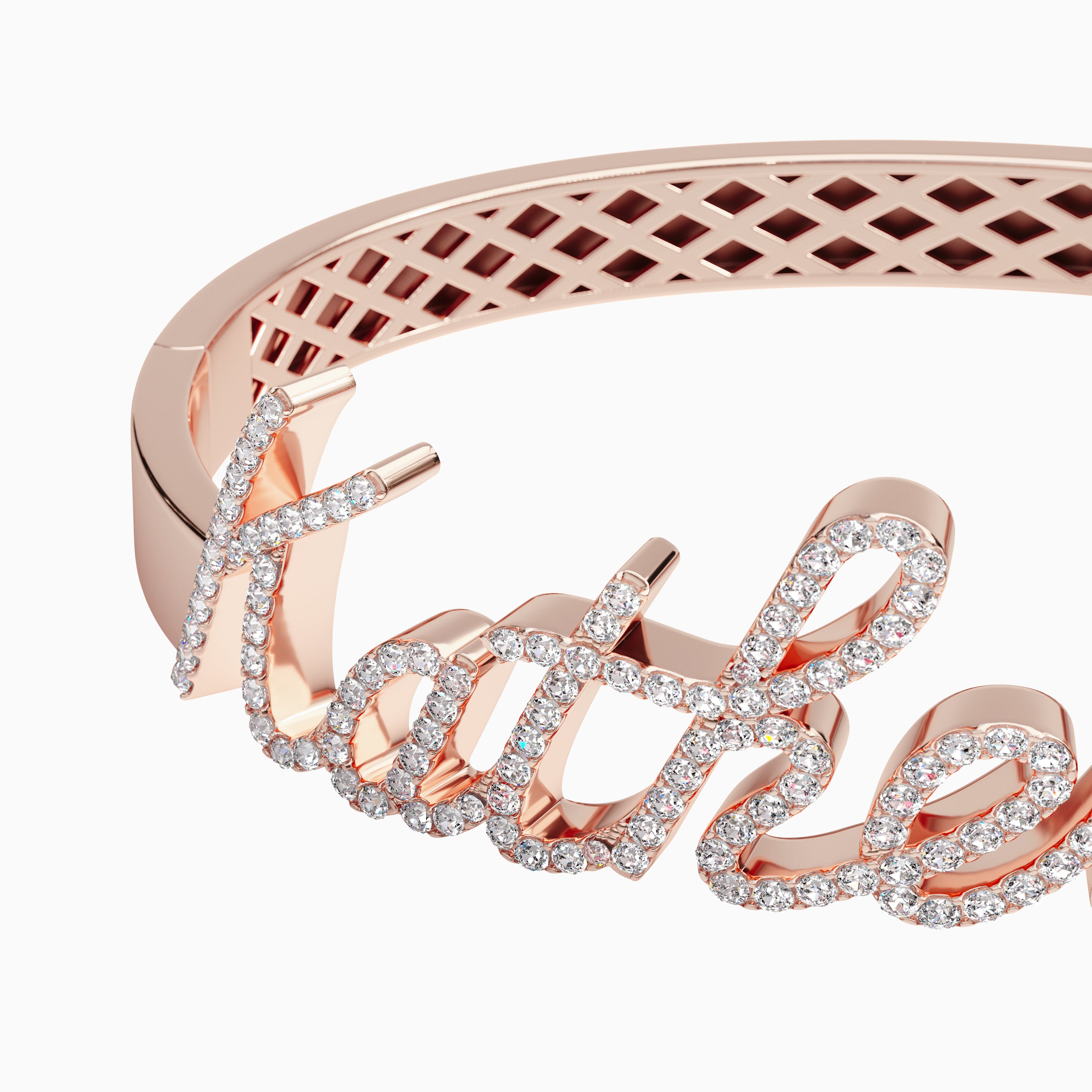 Signature Bangle - Diamond Encrusted