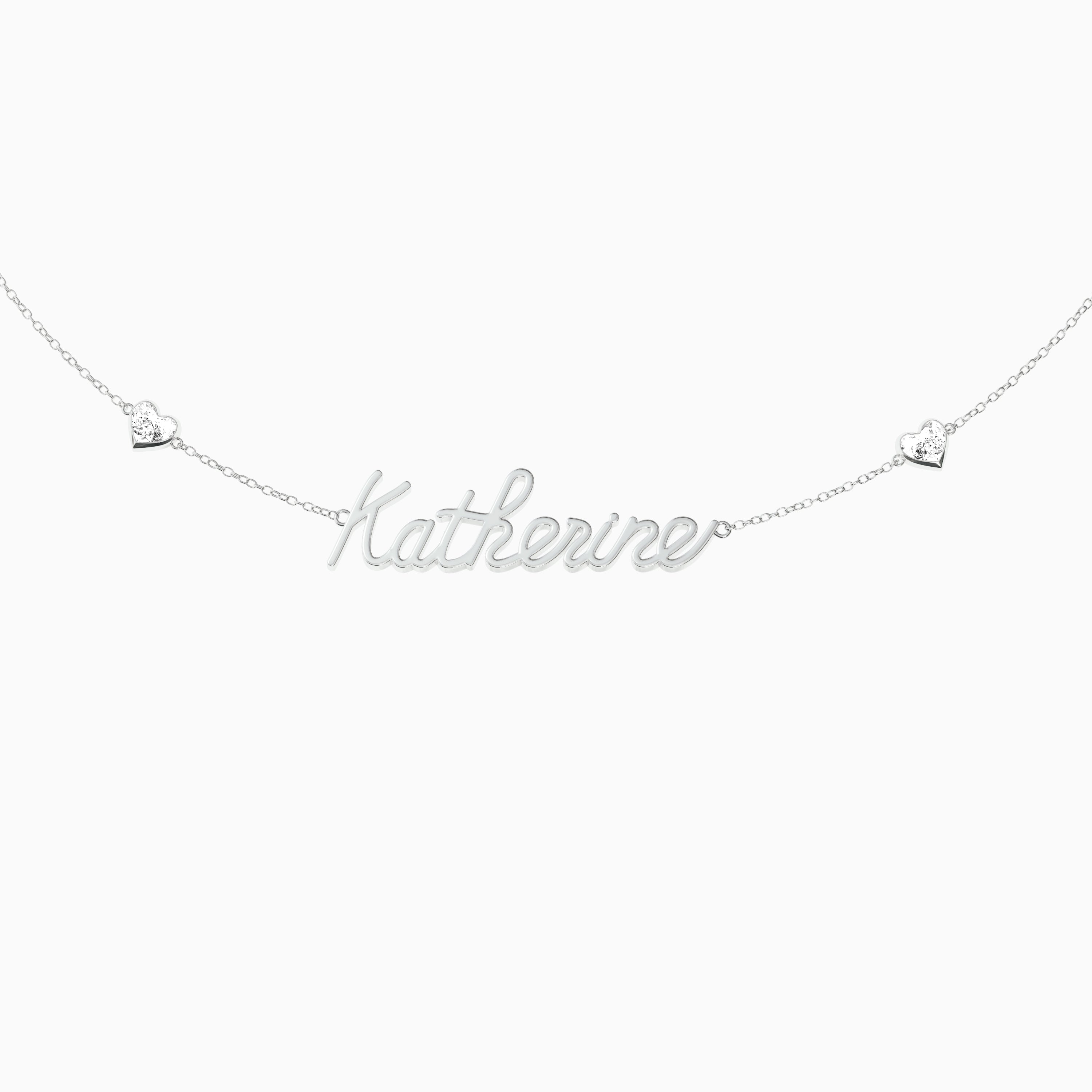 Signature Necklace - Single - Heart Diamond Trinkets