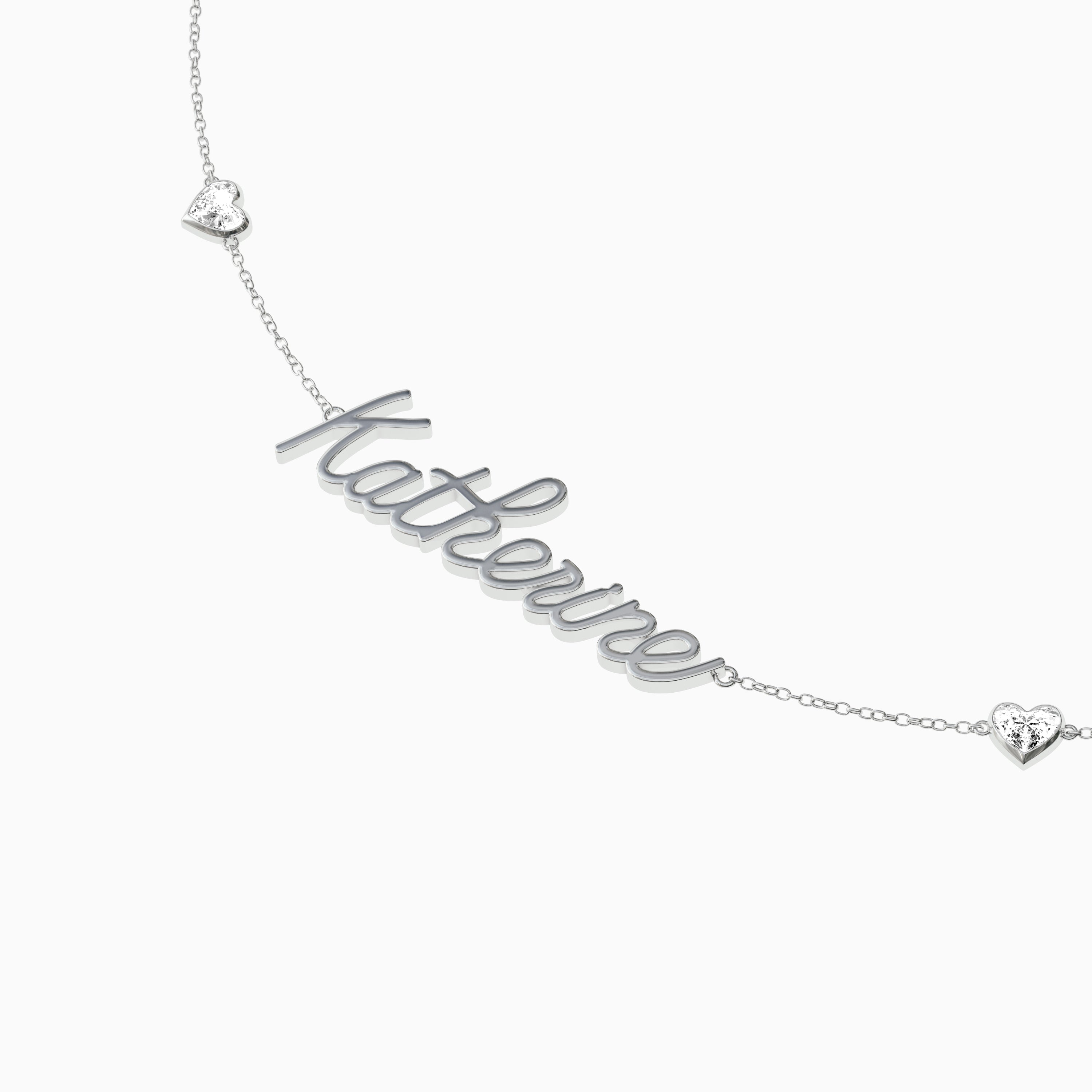 Signature Necklace - Single - Heart Diamond Trinkets