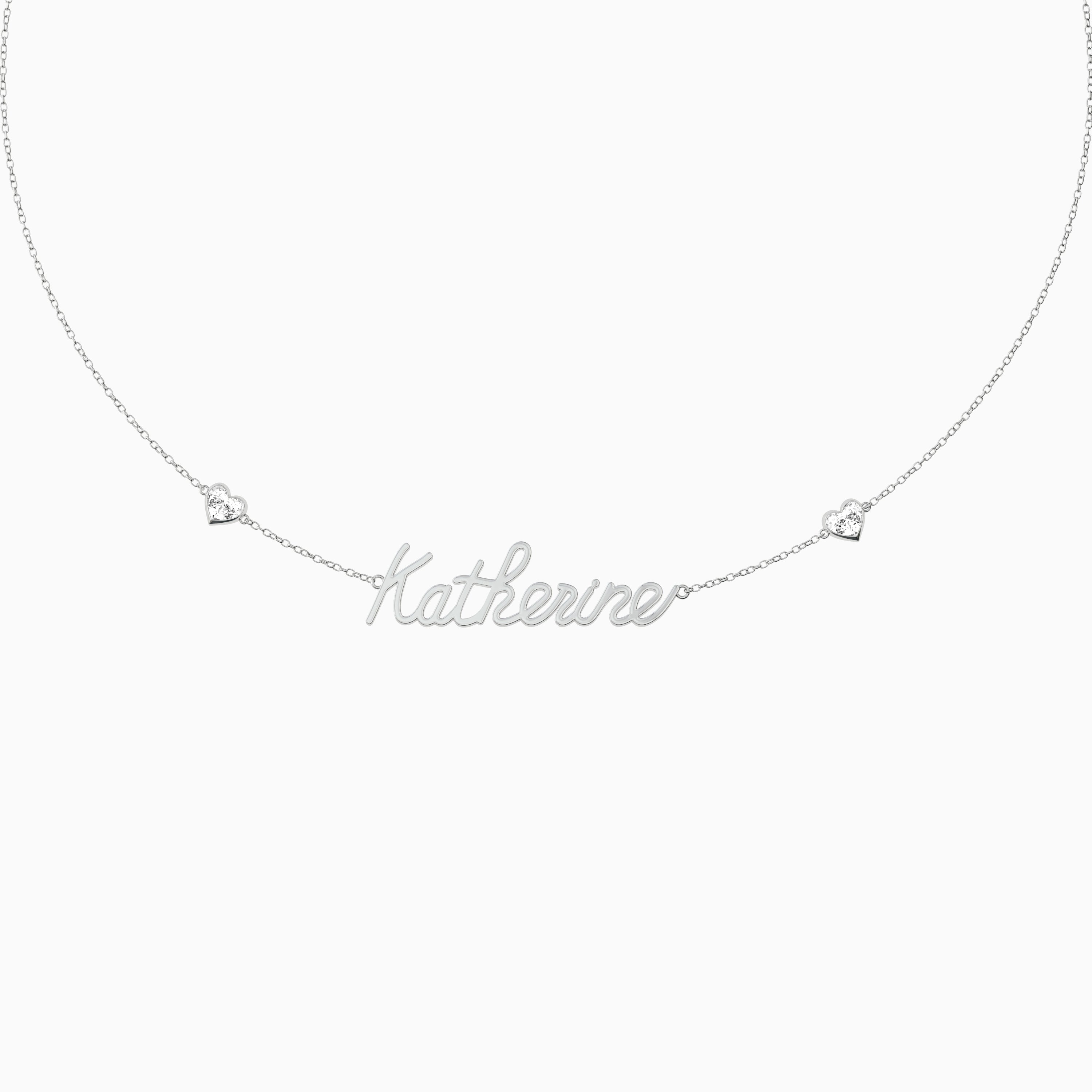 Signature Necklace - Single - Heart Diamond Trinkets