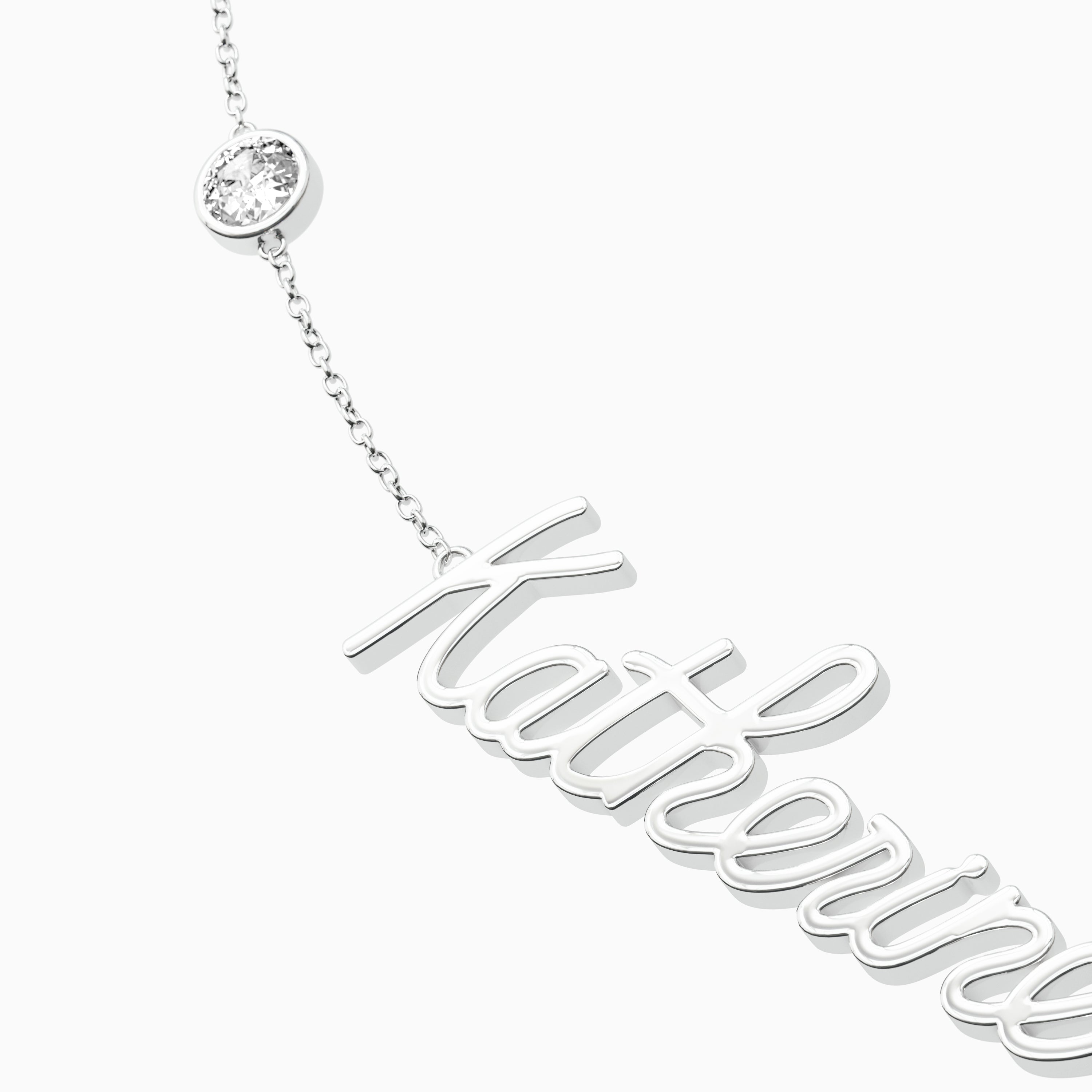 Signature Necklace - Double - Round Diamond Trinket