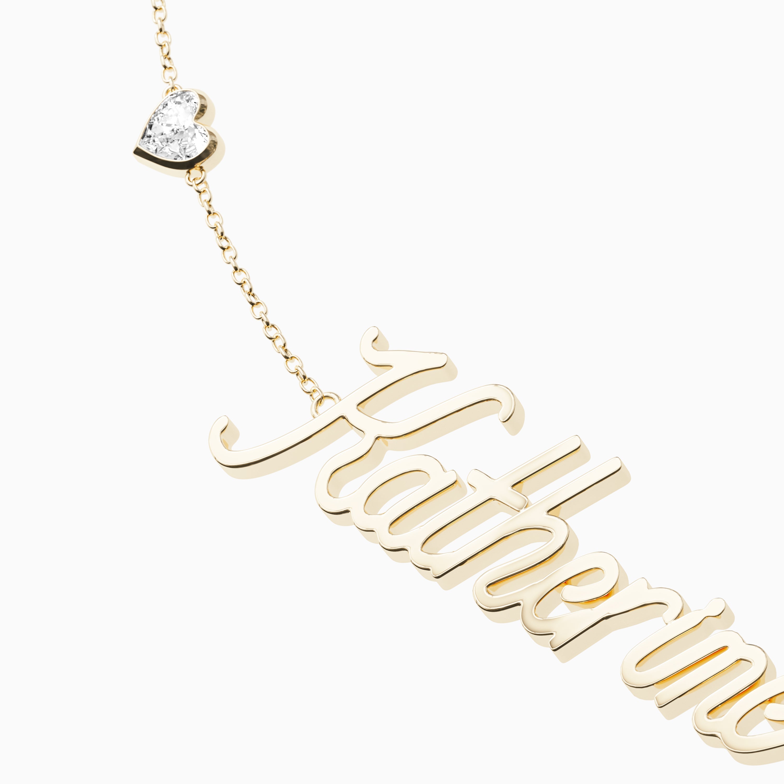 Signature Necklace - Single - Heart Diamond Trinkets