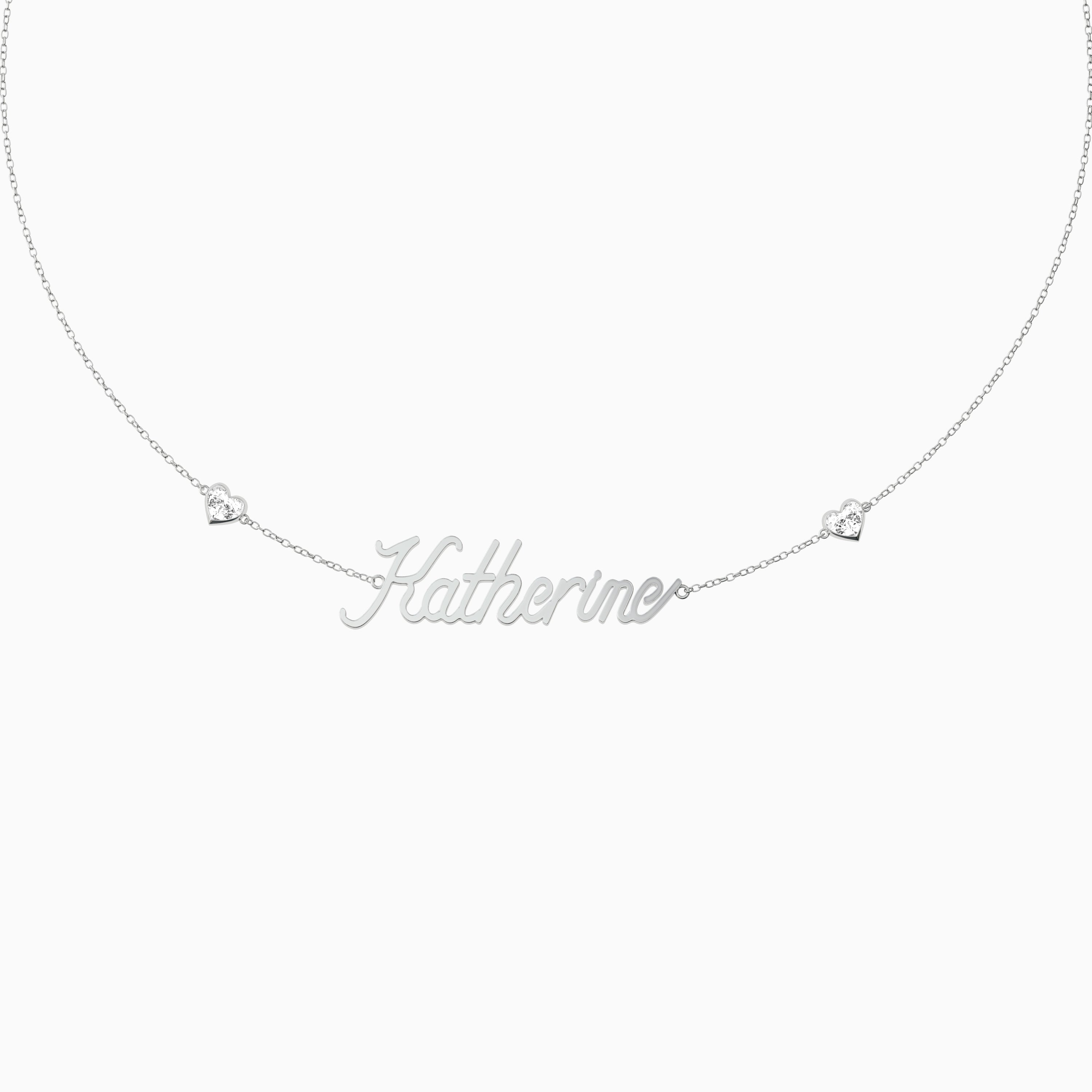 Signature Necklace - Single - Heart Diamond Trinkets