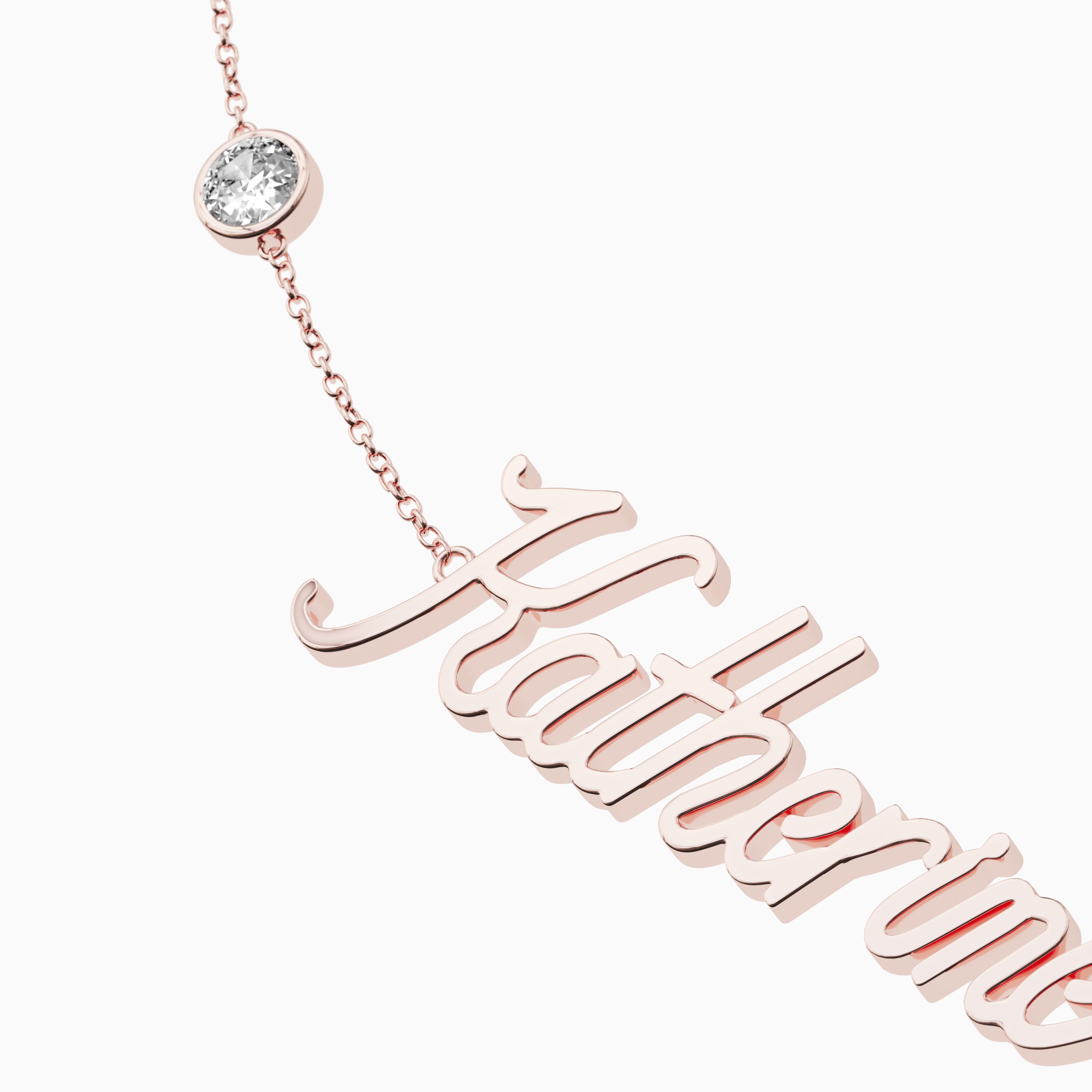 Signature Necklace - Triple - Round Diamond Trinkets