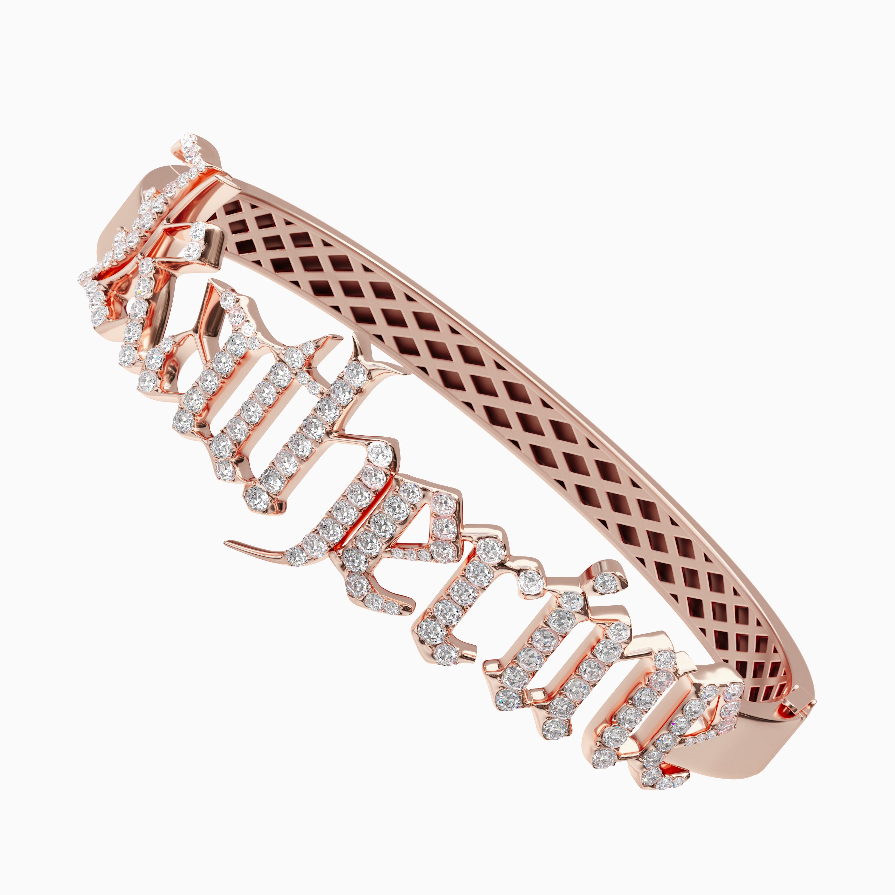 Signature Bangle - Diamond Encrusted