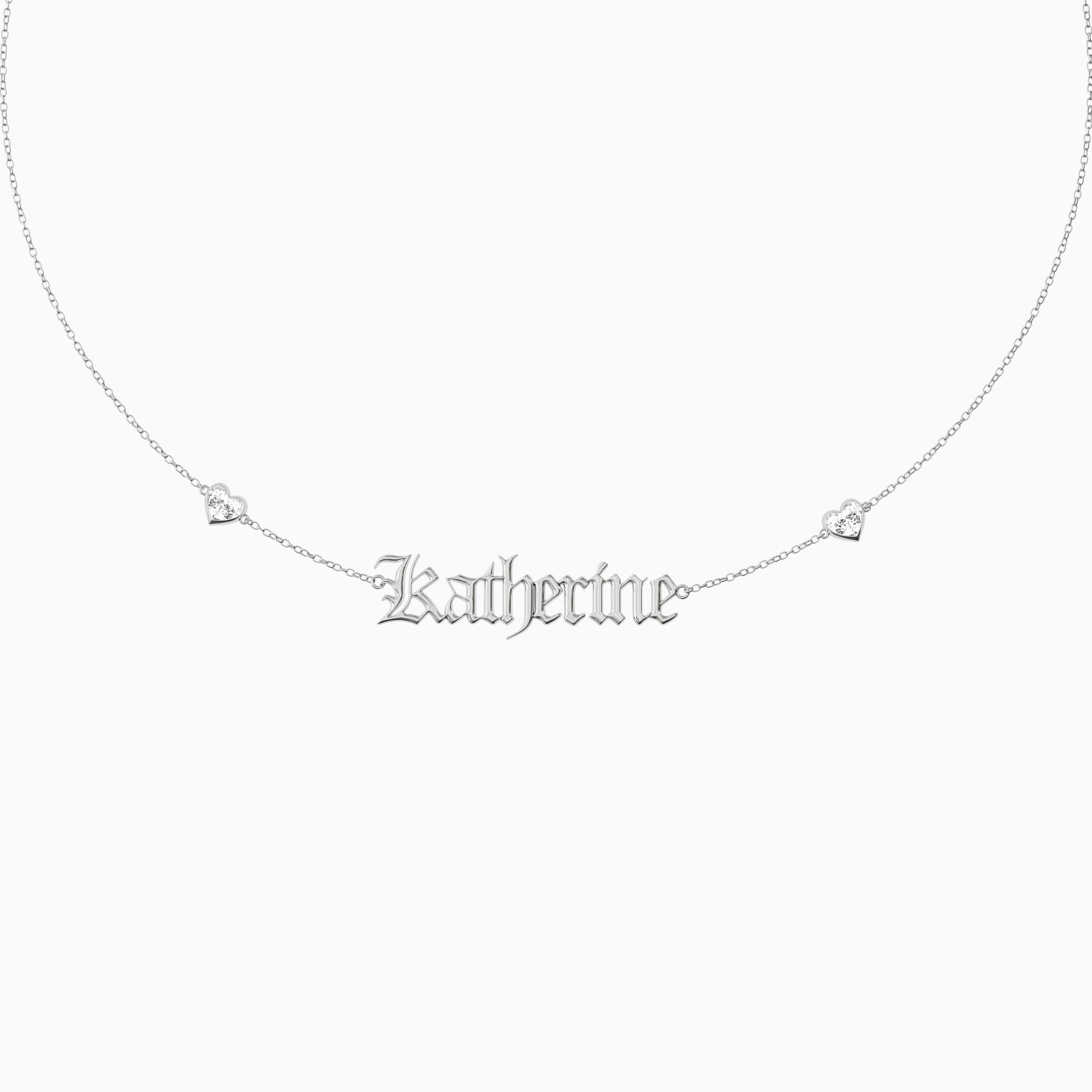 Signature Necklace - Single - Heart Diamond Trinkets