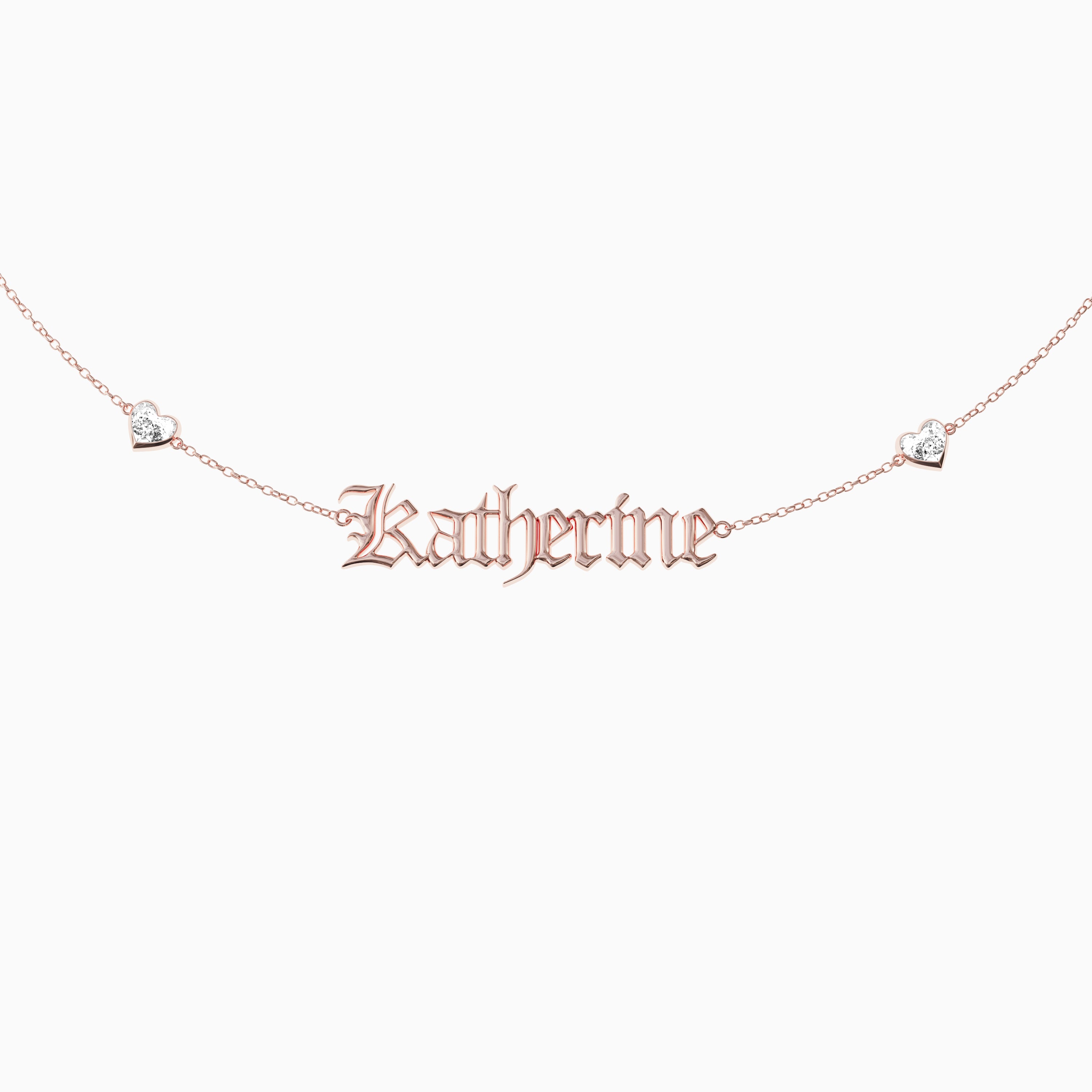 Signature Necklace - Single - Heart Diamond Trinkets