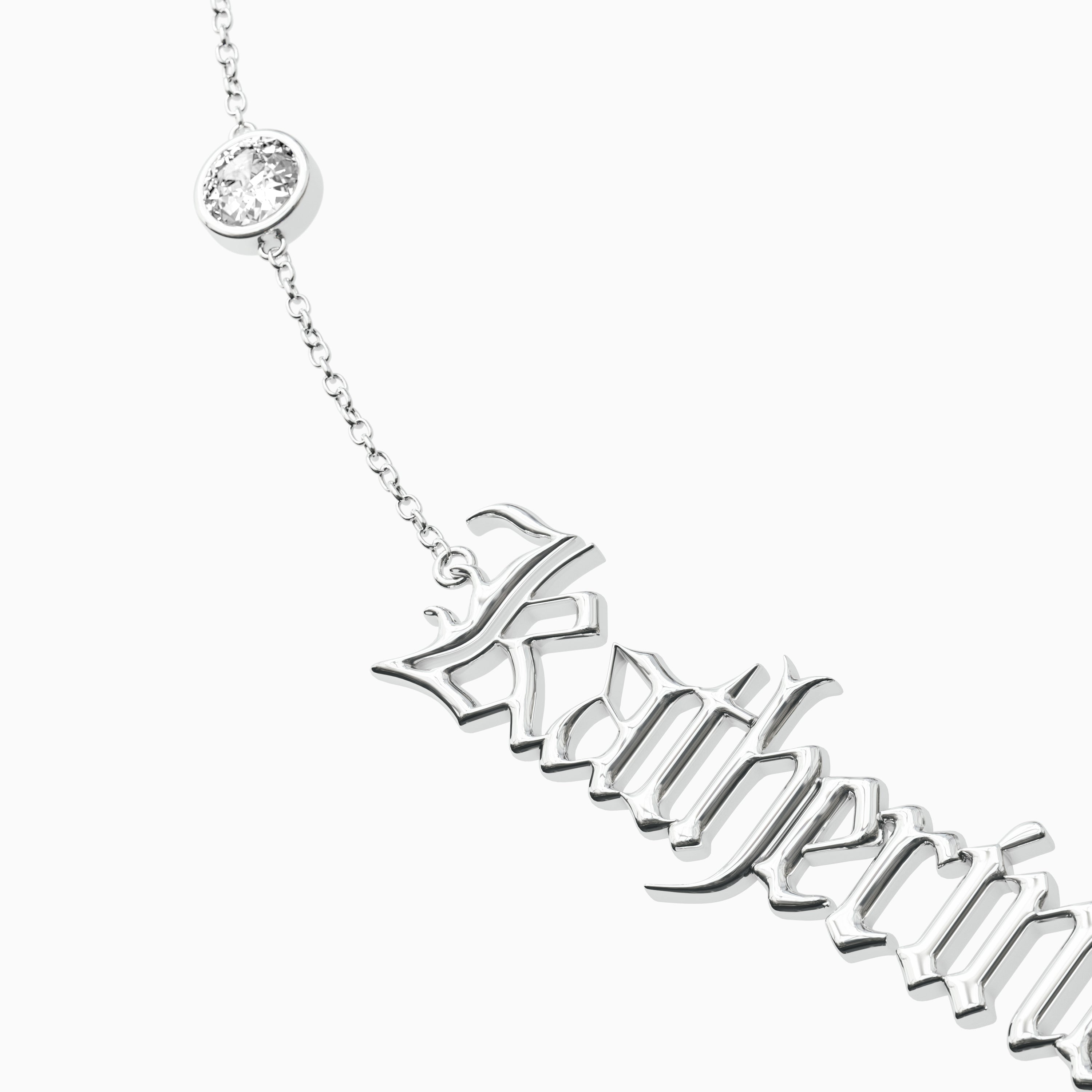 Signature Necklace - Triple - Round Diamond Trinkets