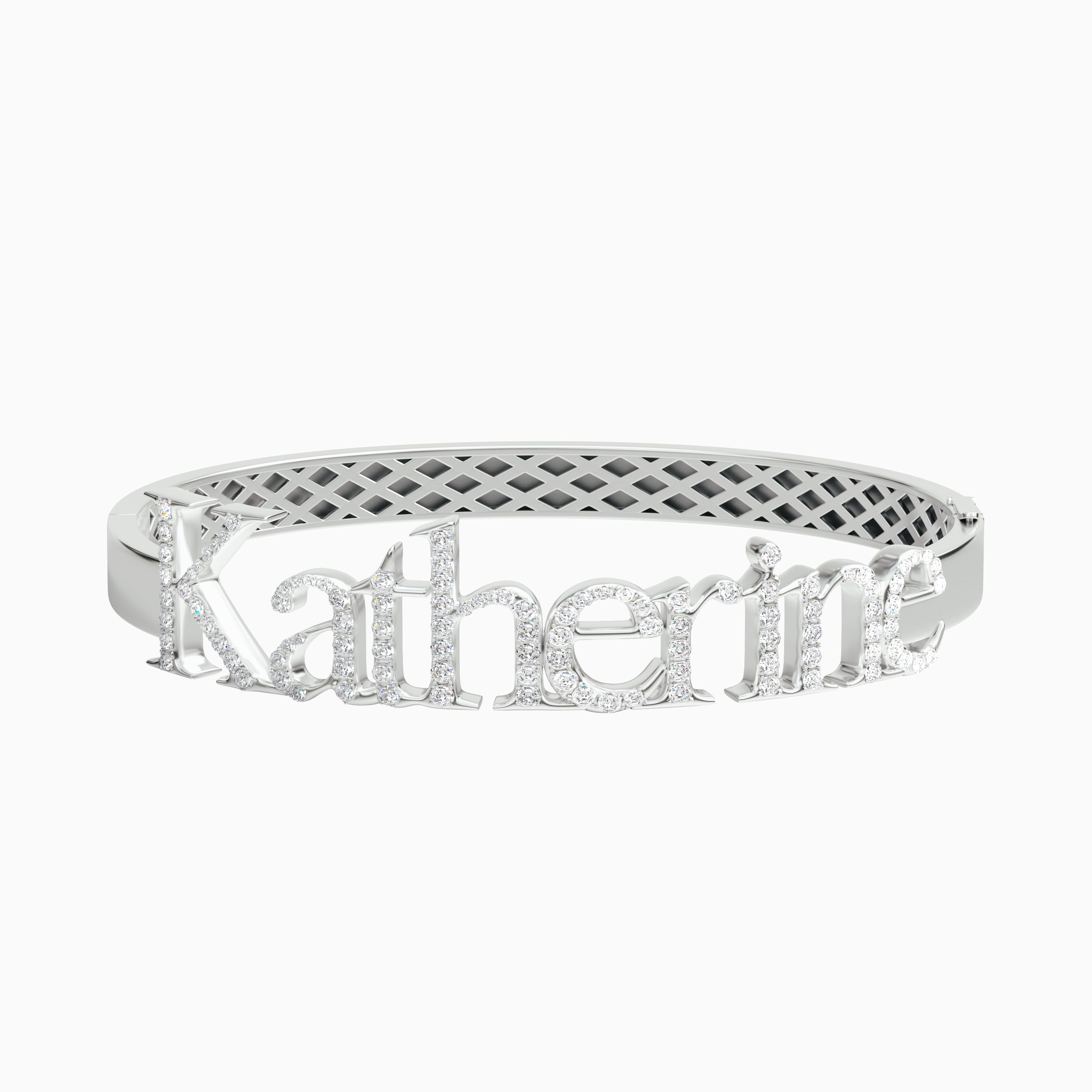 Signature Bangle - Diamond Encrusted