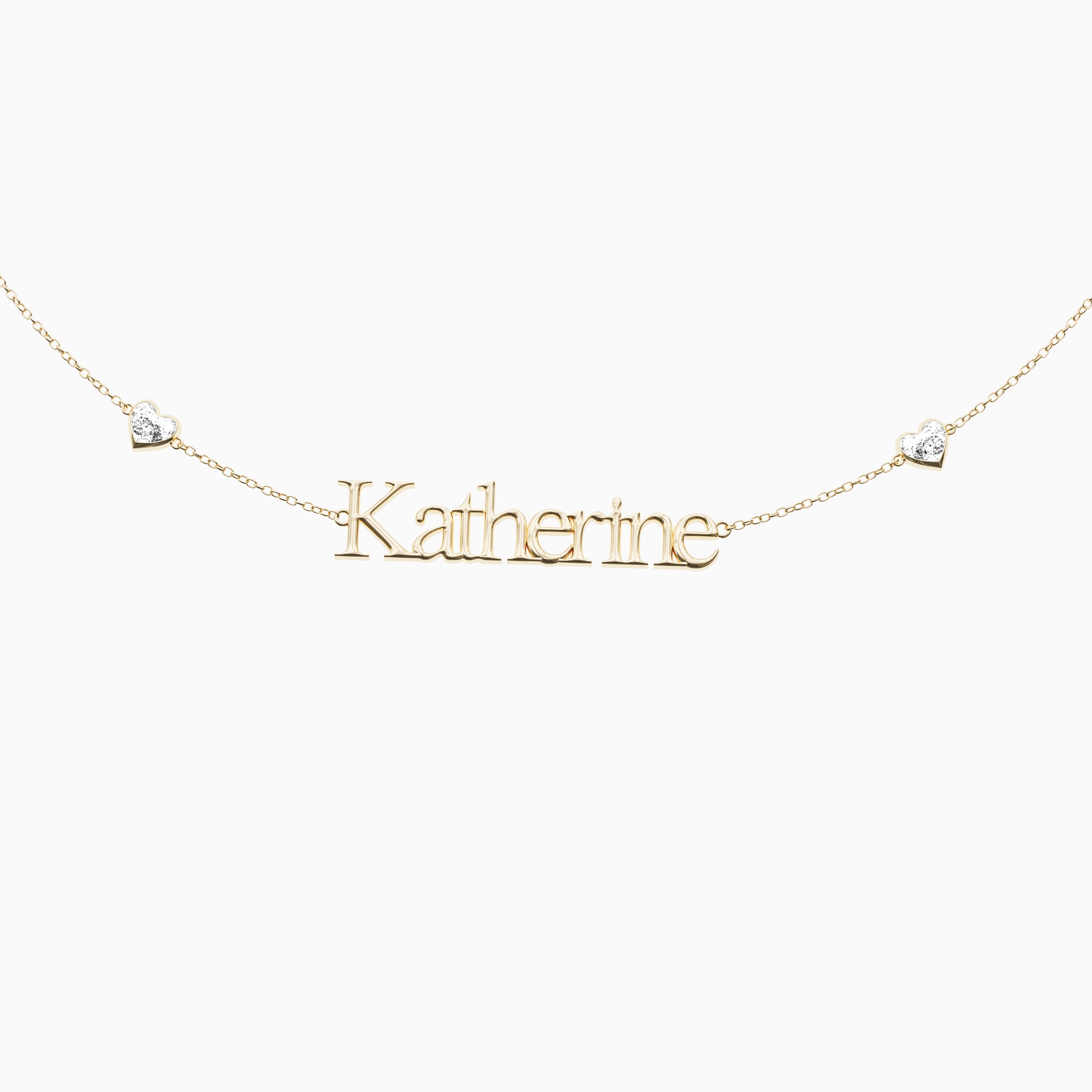 Signature Necklace - Single - Heart Diamond Trinkets