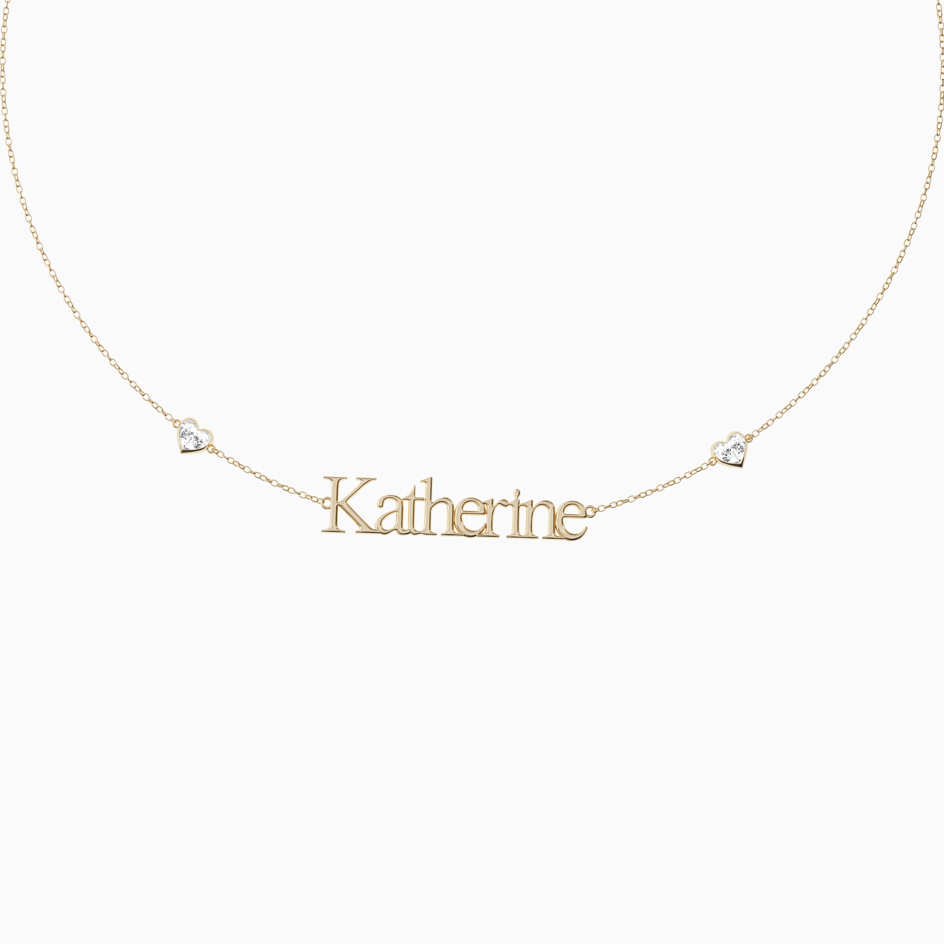 Signature Necklace - Single - Heart Diamond Trinkets