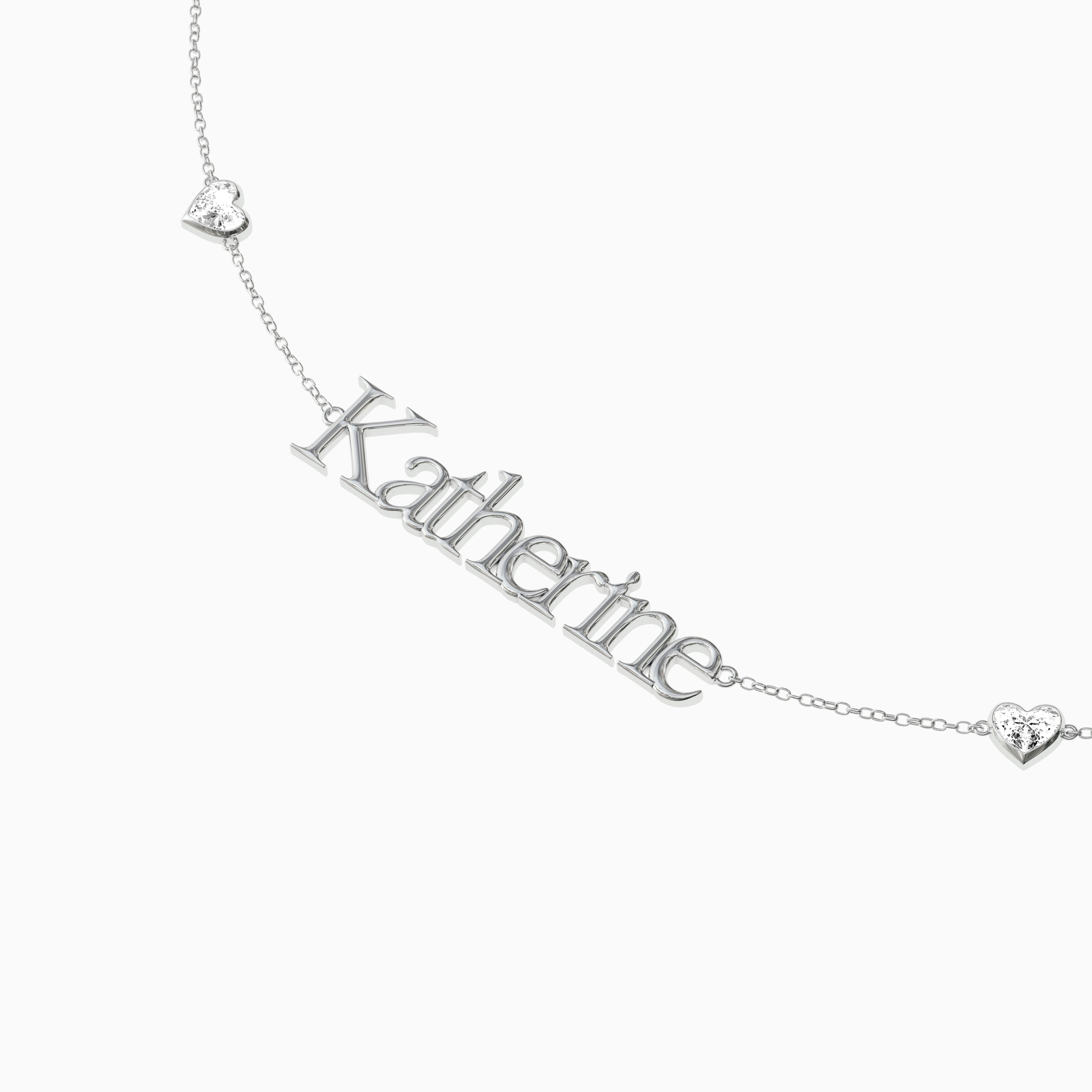 Signature Necklace - Single - Heart Diamond Trinkets