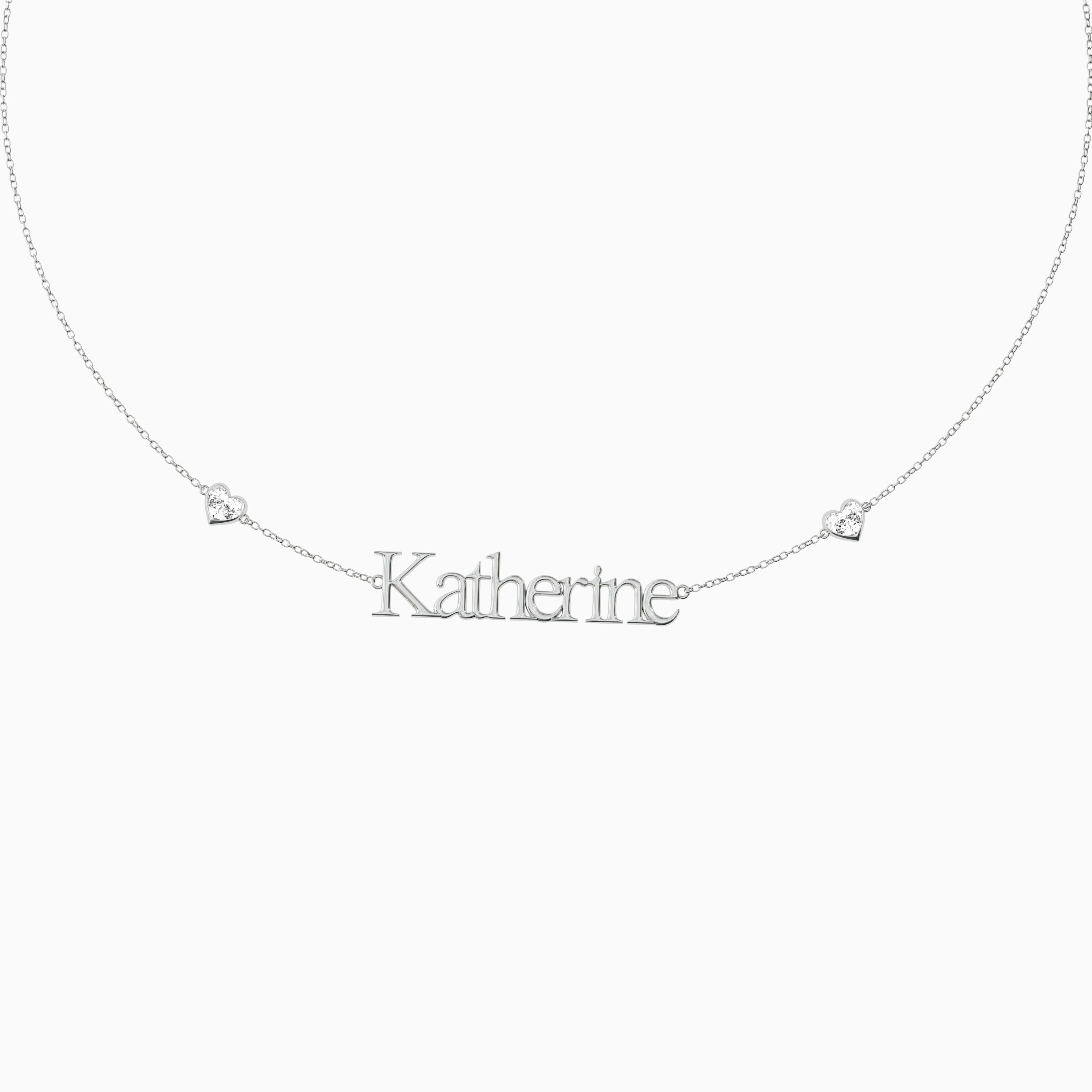 Signature Necklace - Single - Heart Diamond Trinkets