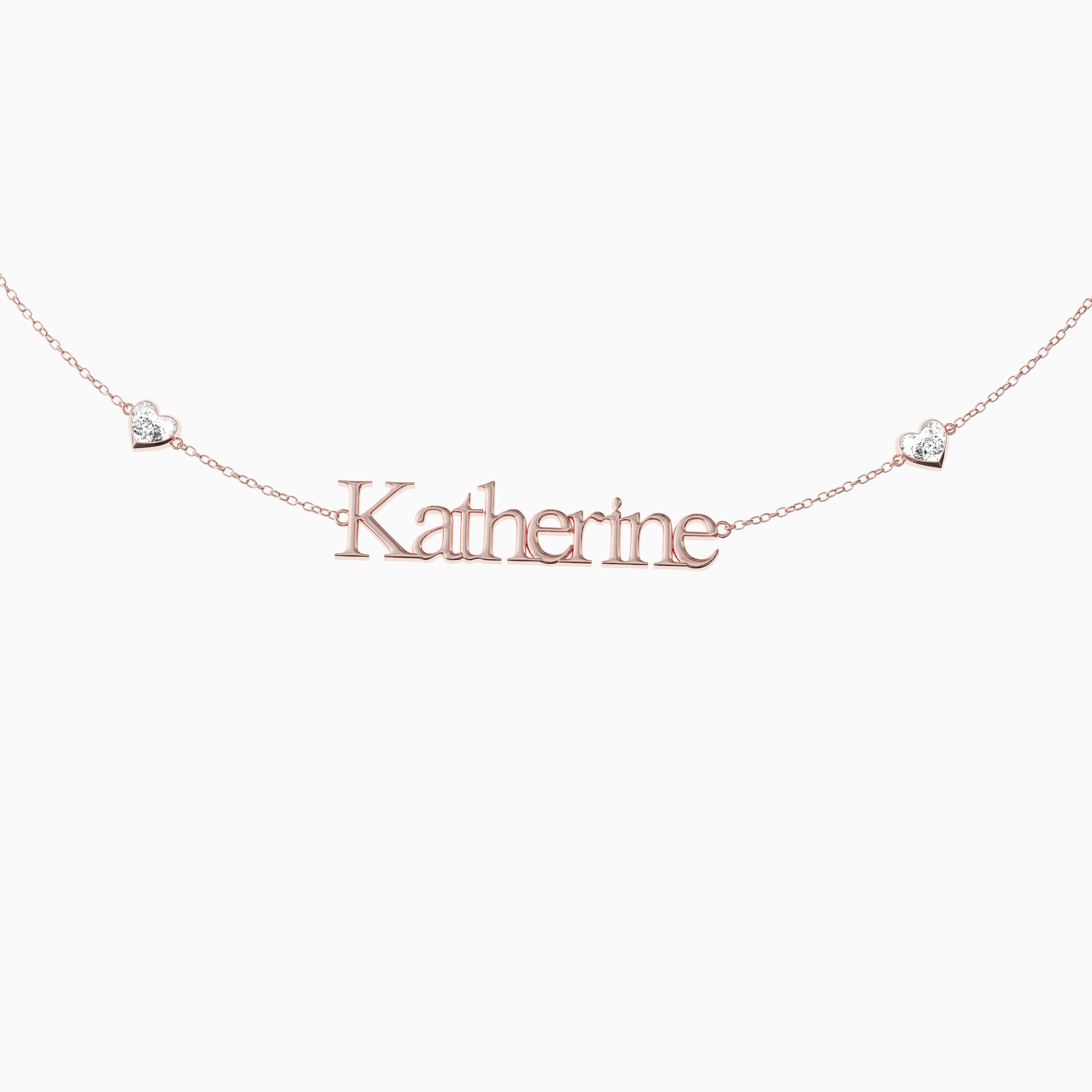 Signature Necklace - Single - Heart Diamond Trinkets