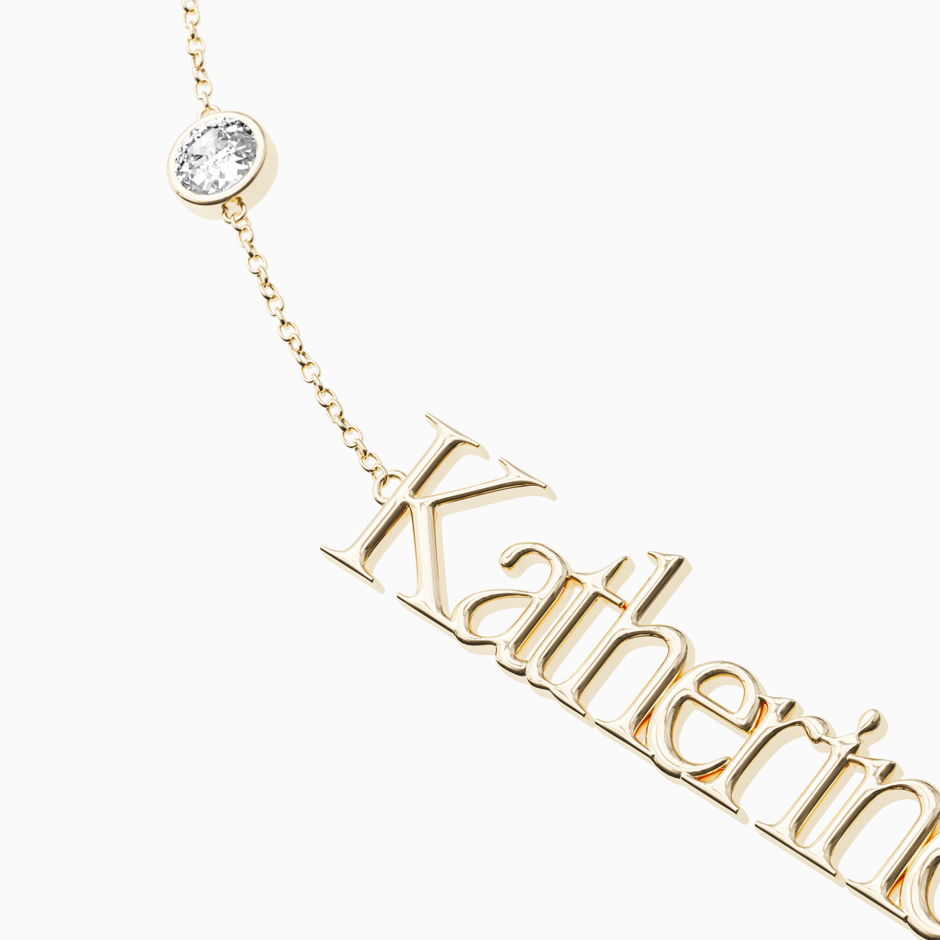 Signature Necklace - Double - Round Diamond Trinket