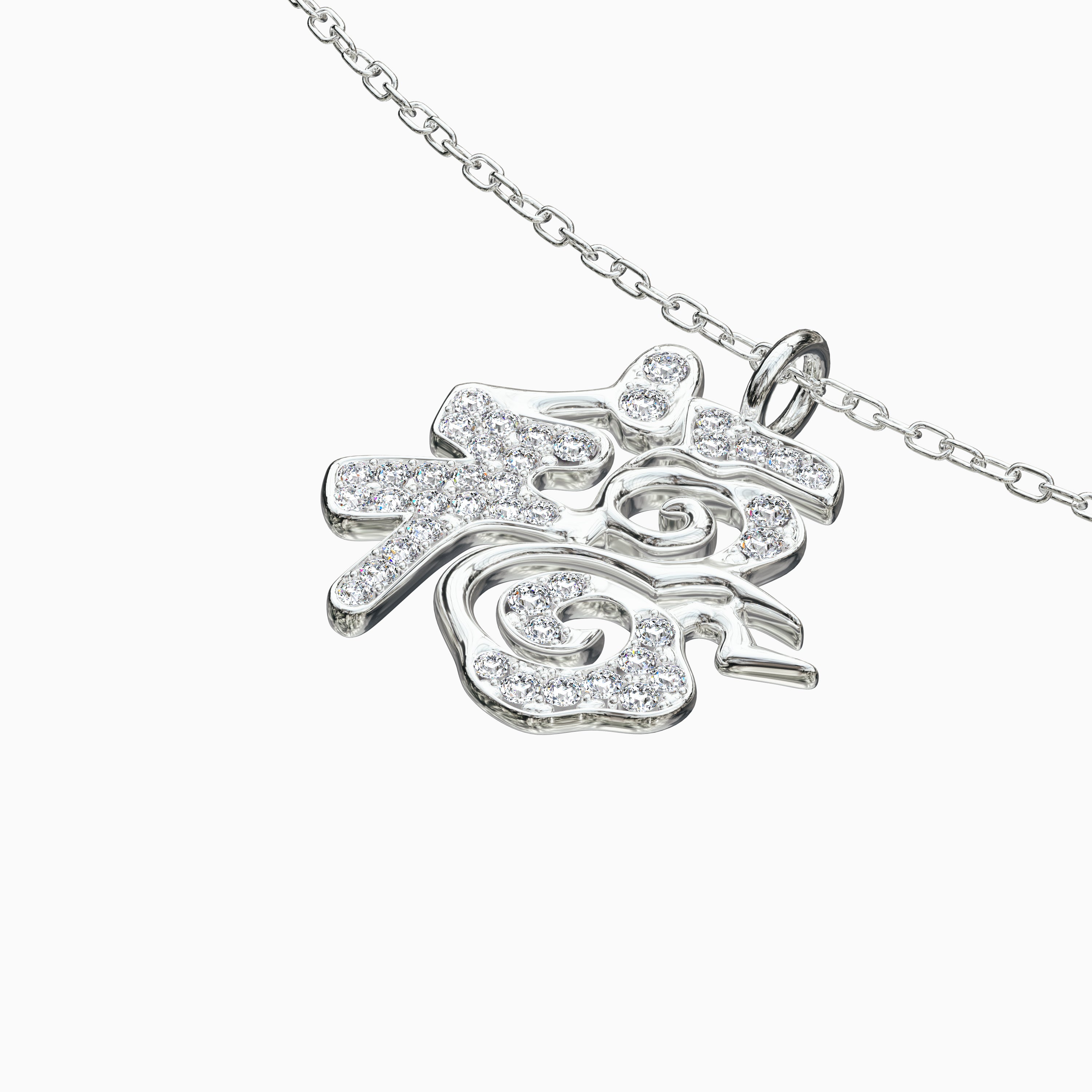 Fortune Necklace - Diamond Encrusted