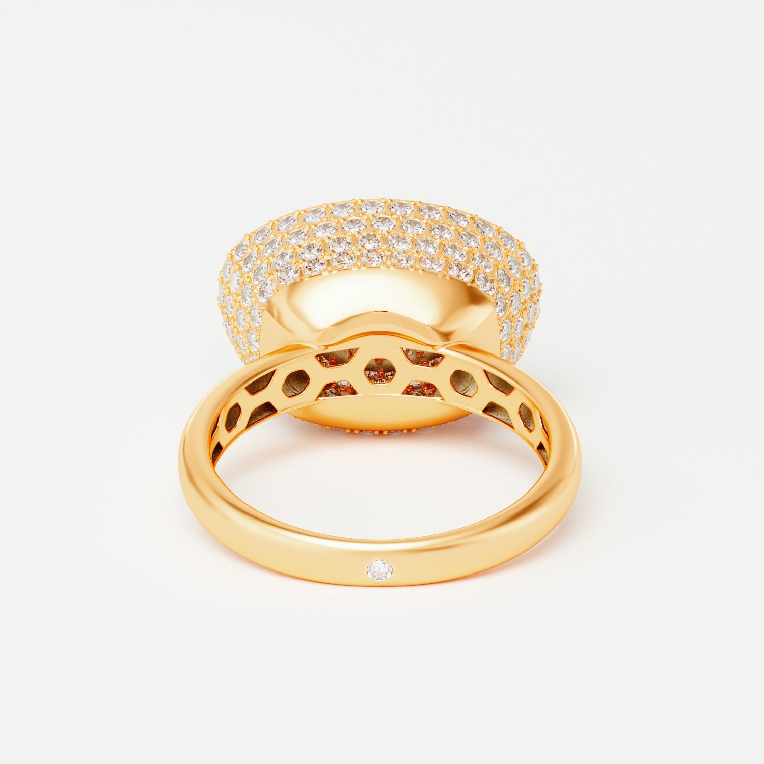 Yuan Bao Diamond Fortune Ring - Small