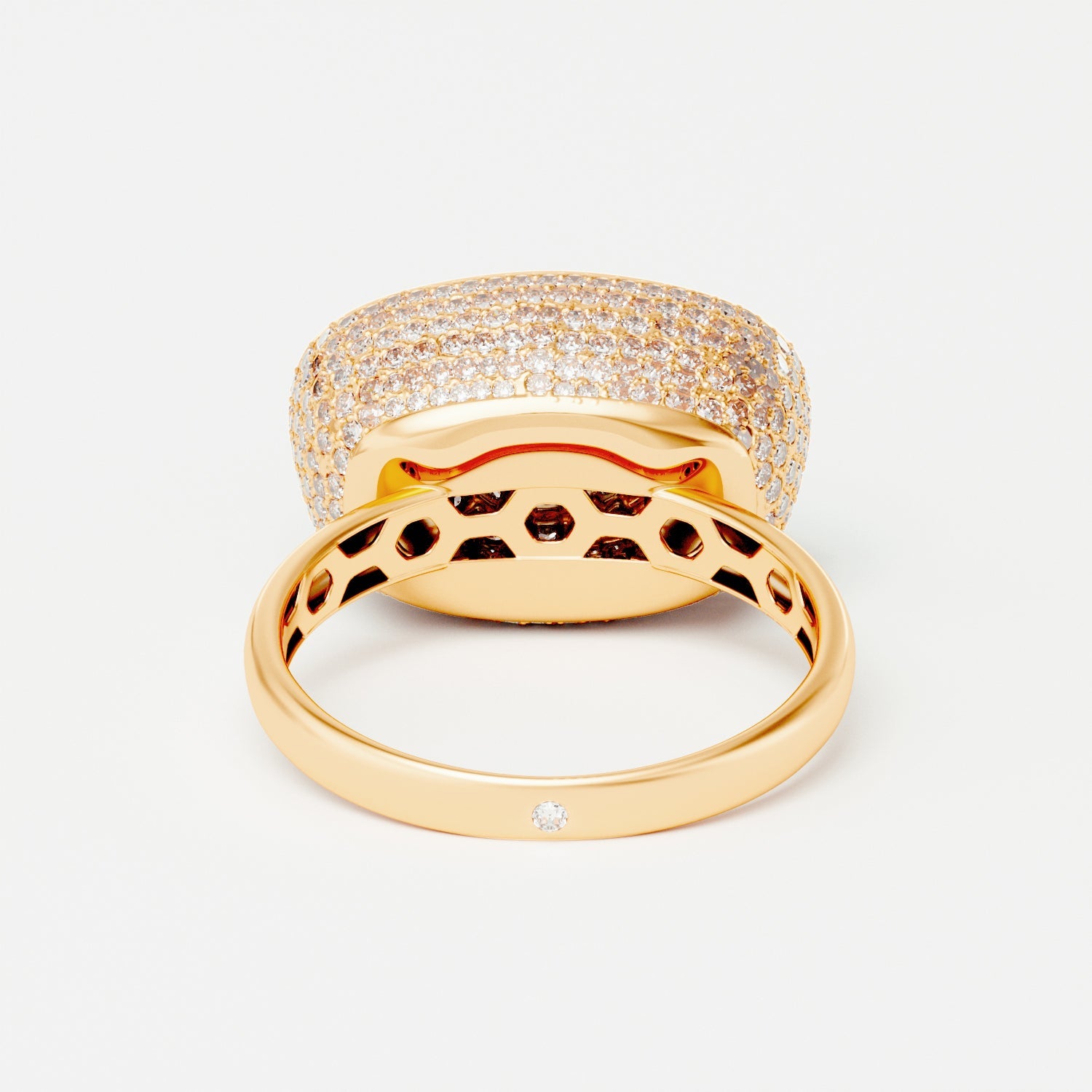 Yuan Bao Diamond Fortune Ring - Medium