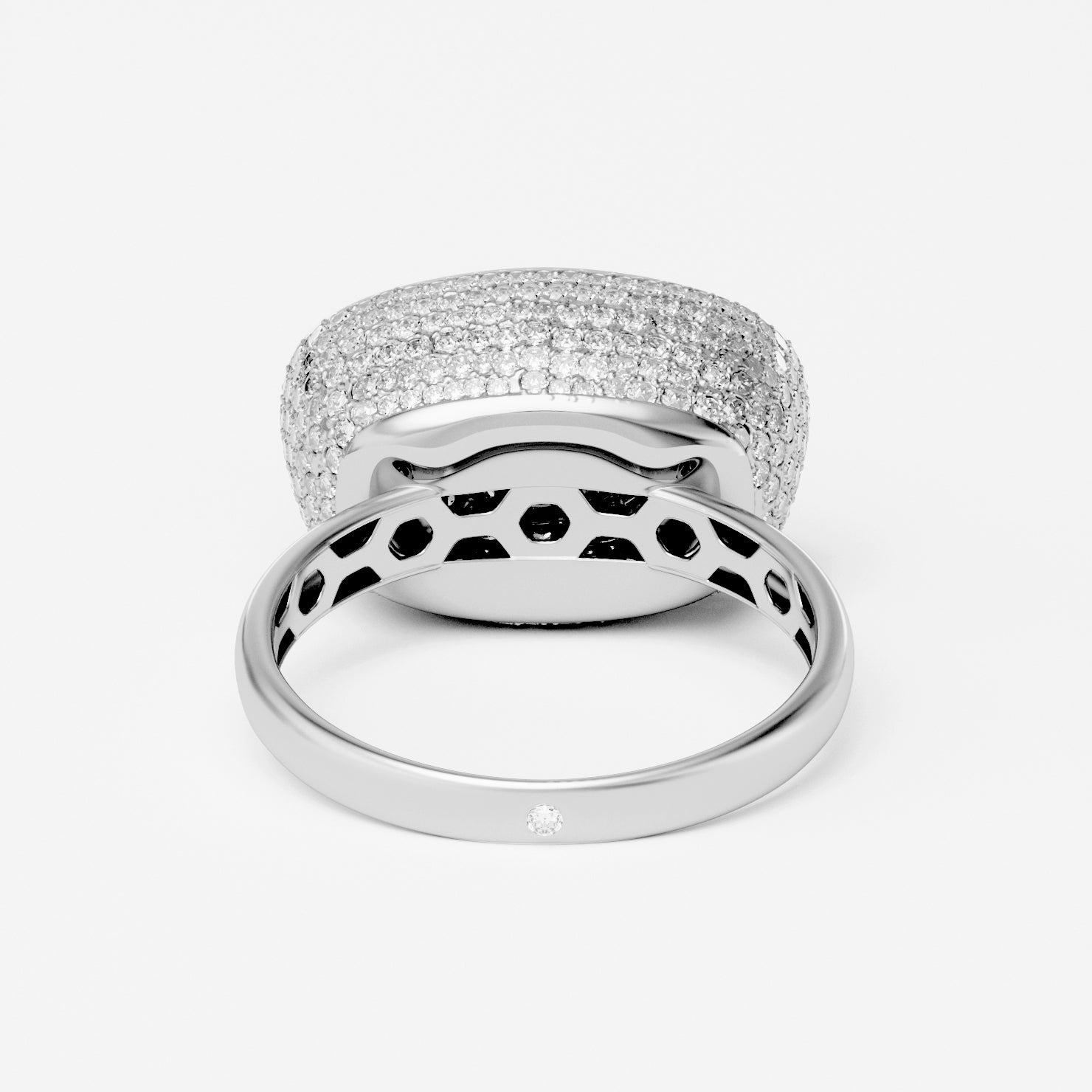 Yuan Bao Diamond Fortune Ring - Medium